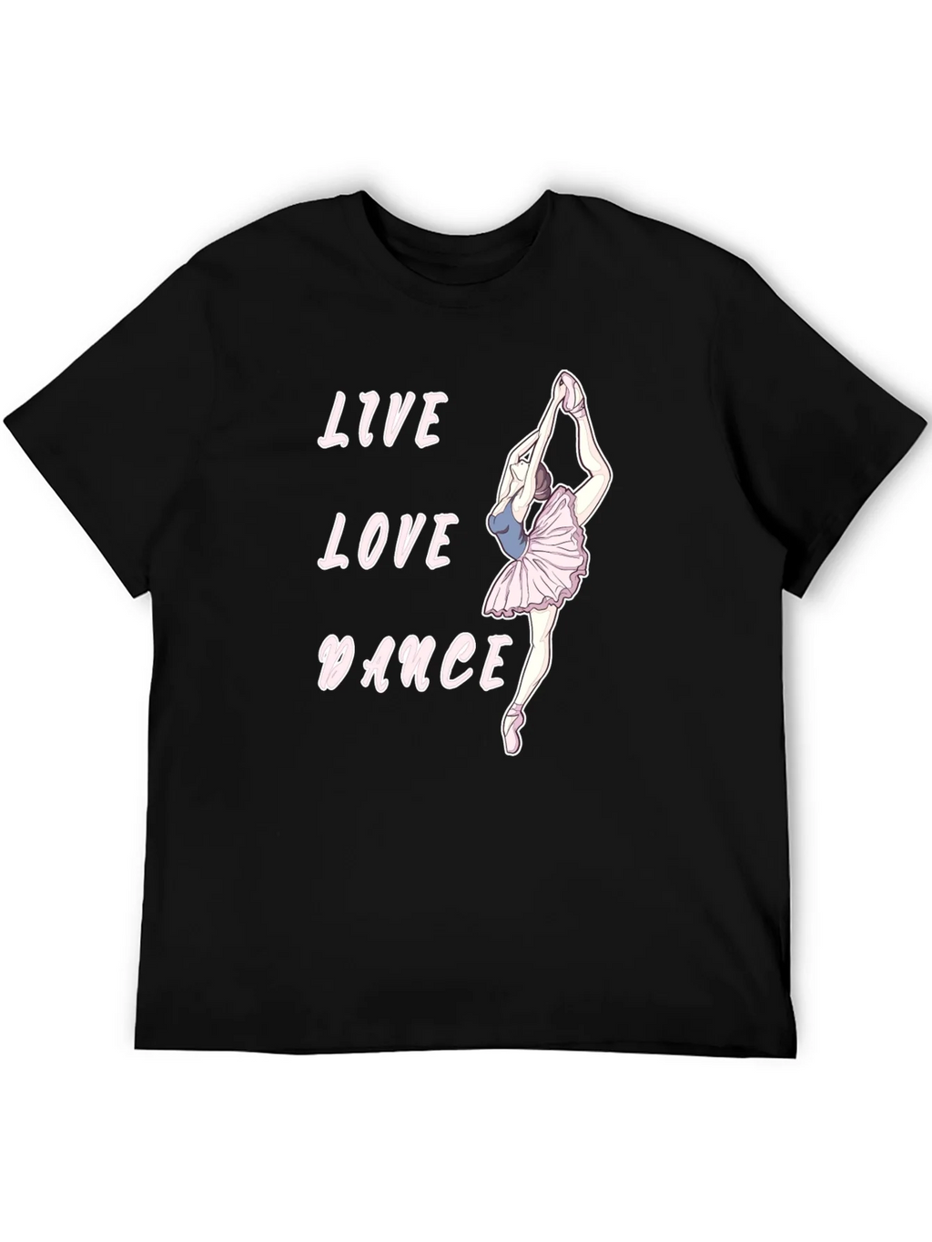 Live Love Dance Black T-Shirt