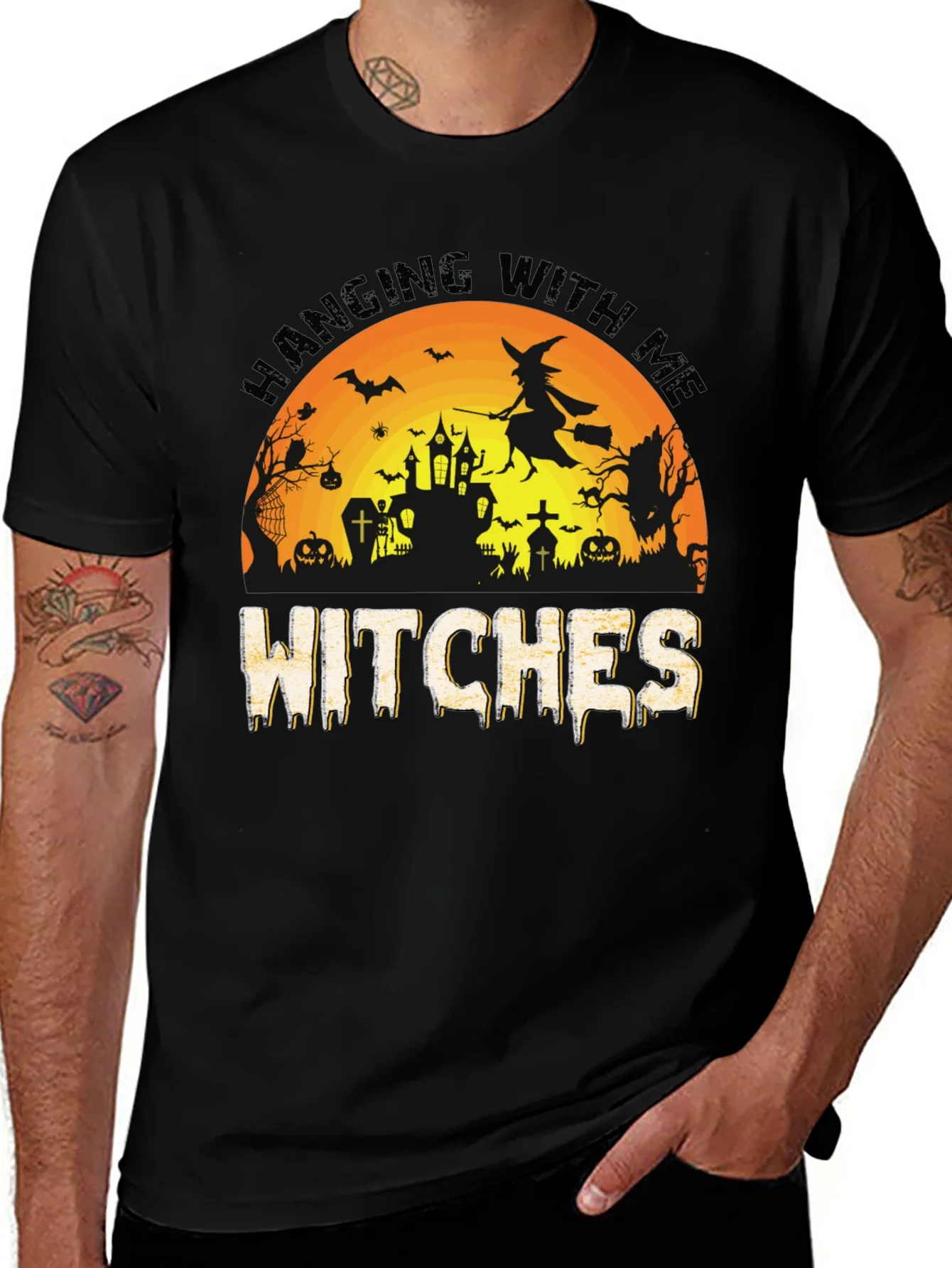 Hanging With My Witches Halloween T-Shirt