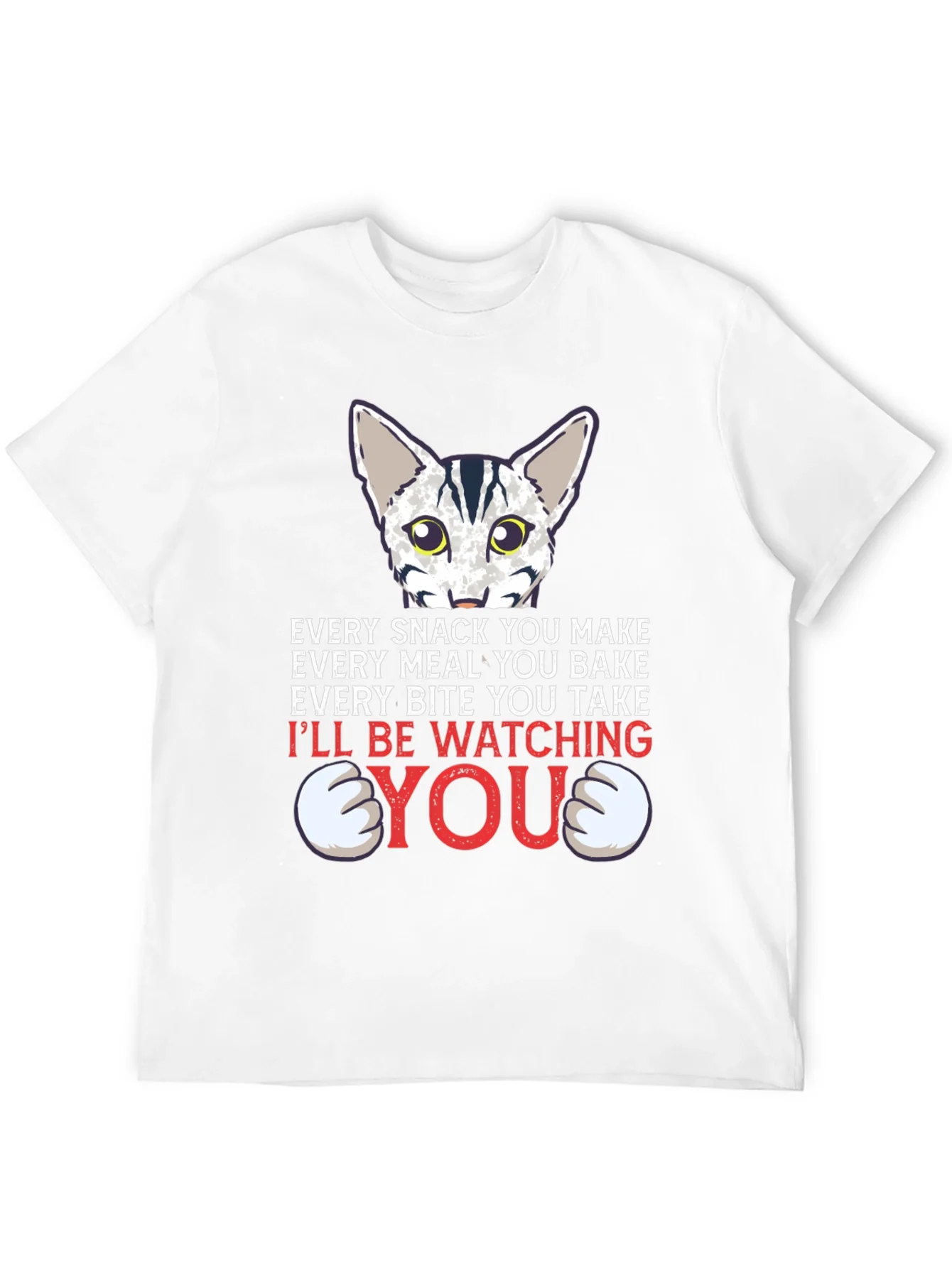 Every Snack You Make Cat Graphic Tee