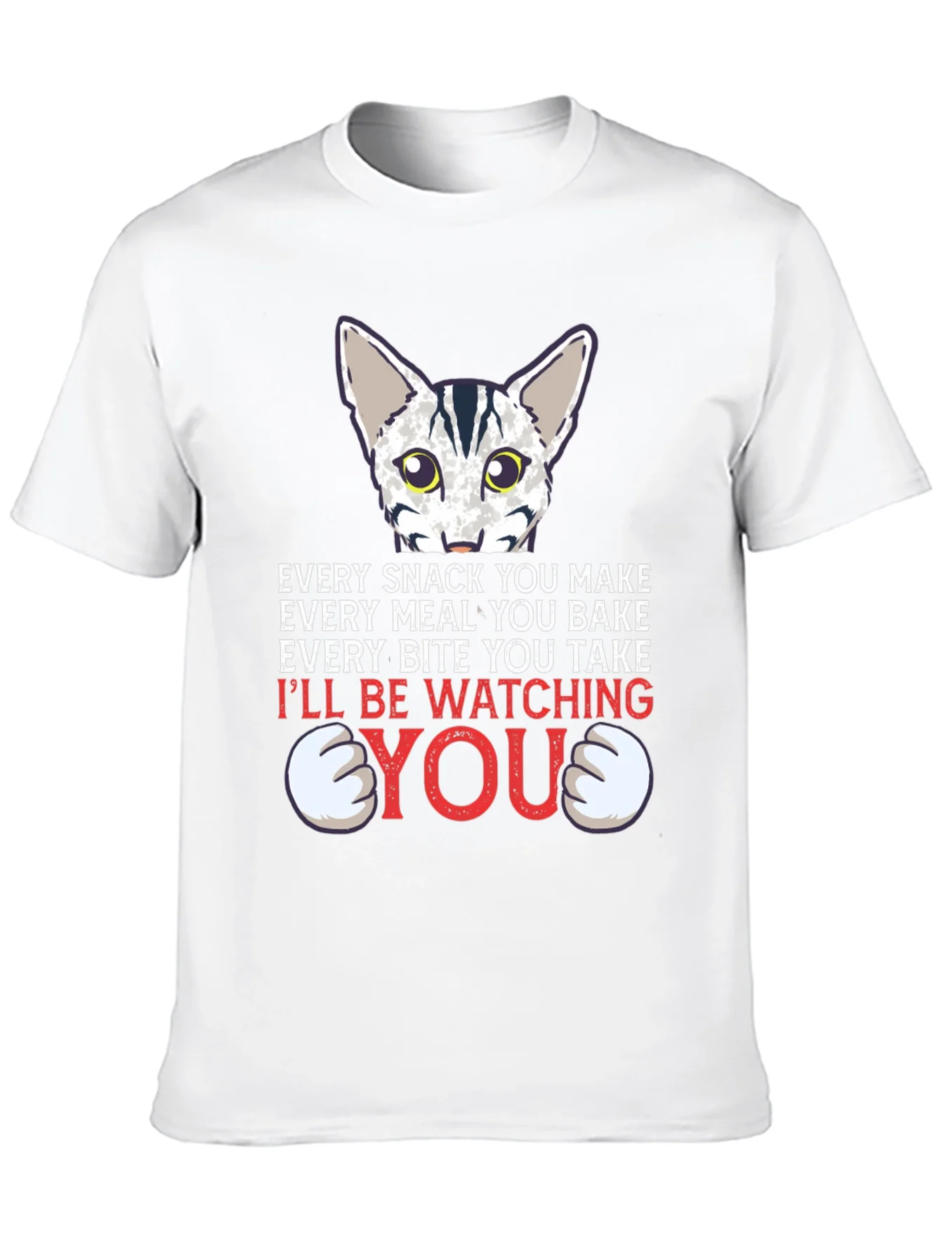 Every Snack You Make Cat Graphic Tee