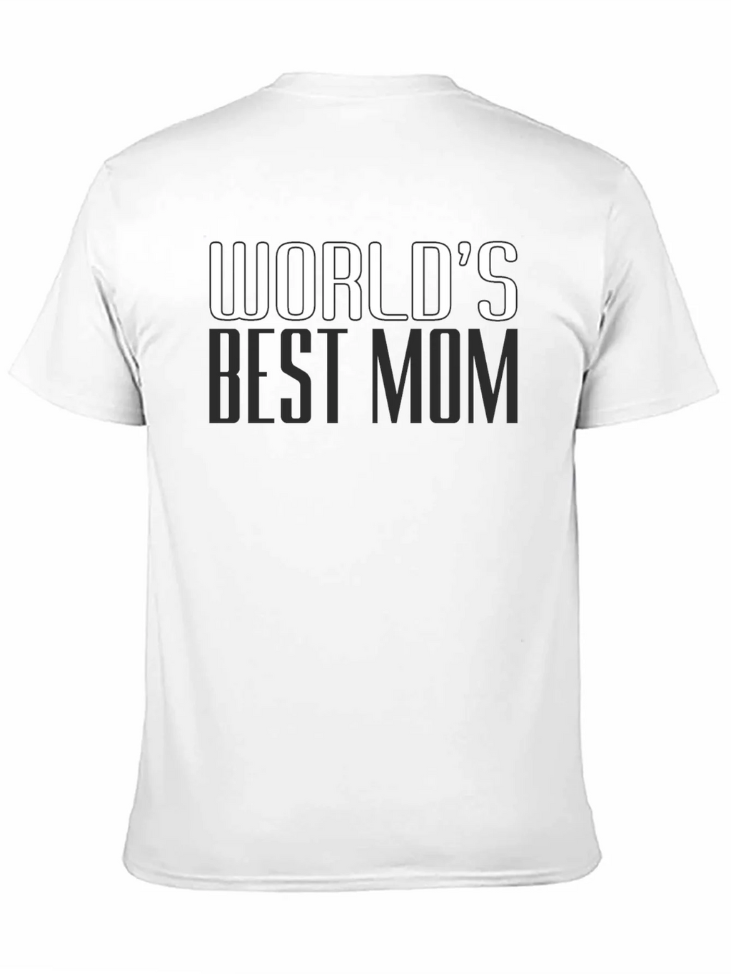 Worlds Best Mom T-Shirt - Black Cotton
