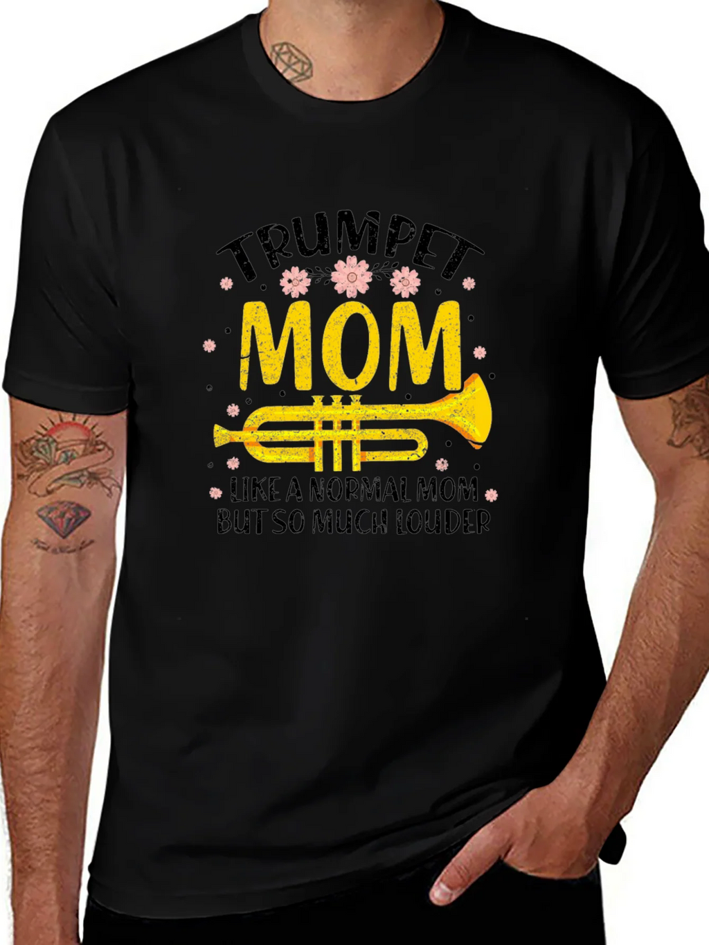 Trumpet Mom T-Shirt - Musicians Mother Tee