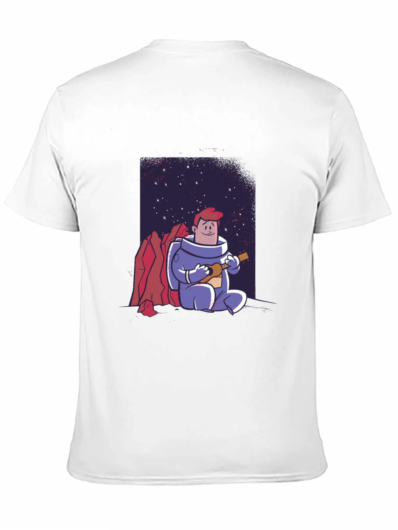Astronaut Ukulele T-Shirt - Space Musician Tee