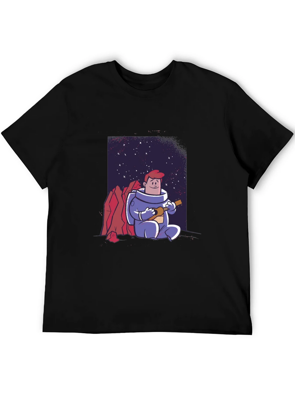 Astronaut Ukulele T-Shirt - Space Musician Tee