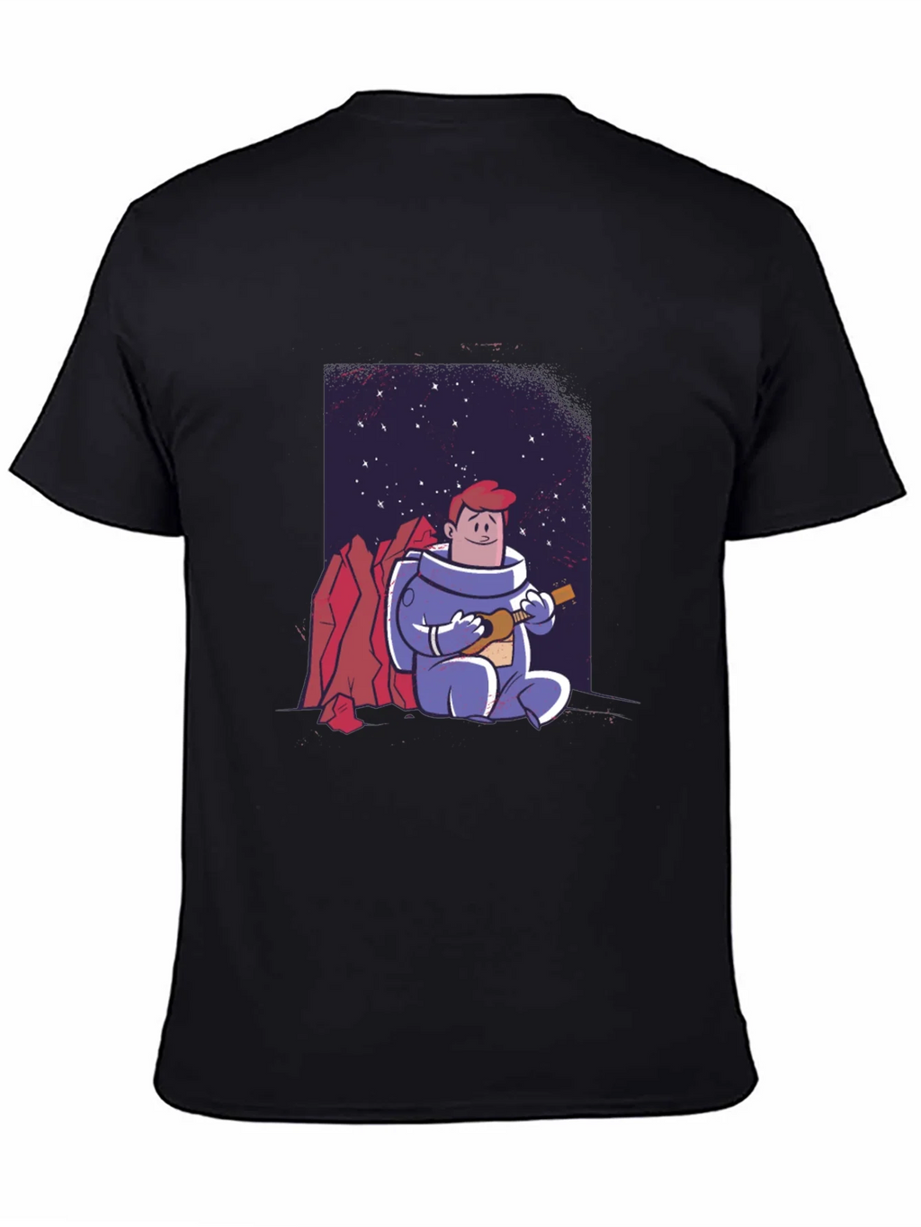Astronaut Ukulele T-Shirt - Space Musician Tee