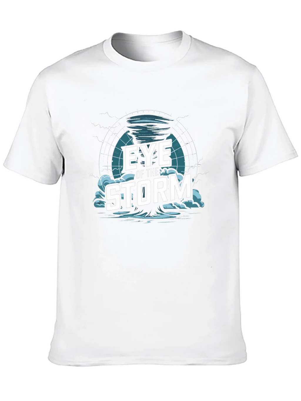 Eye of the Storm Graphic Print Black T-Shirt