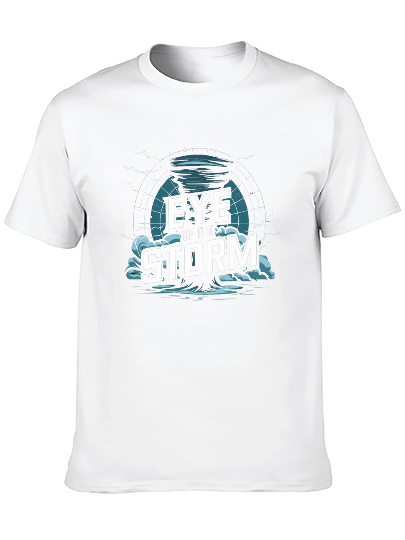 Eye of the Storm Graphic Print Black T-Shirt