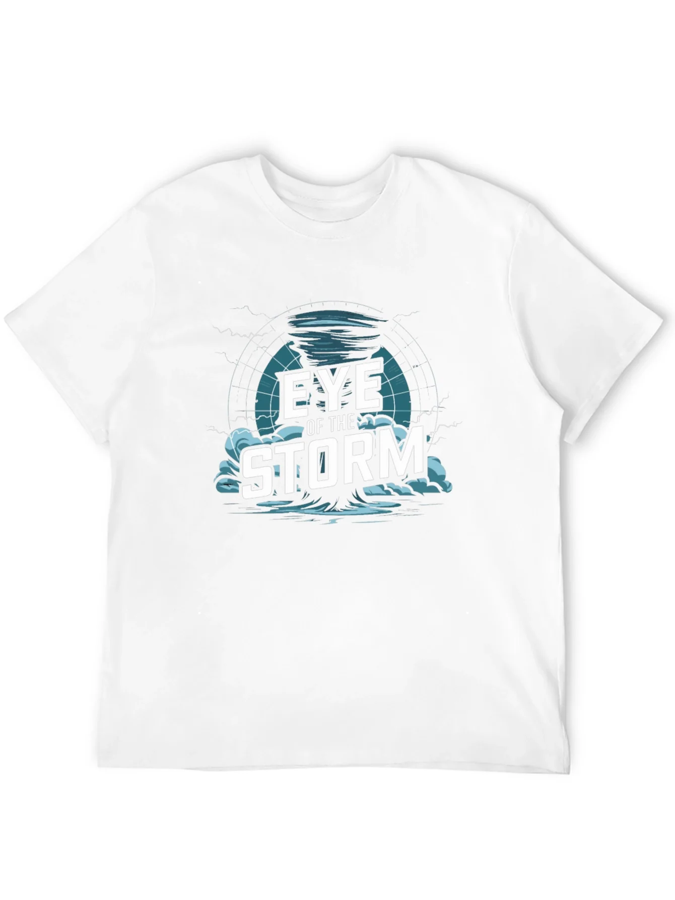 Eye of the Storm Graphic Print Black T-Shirt