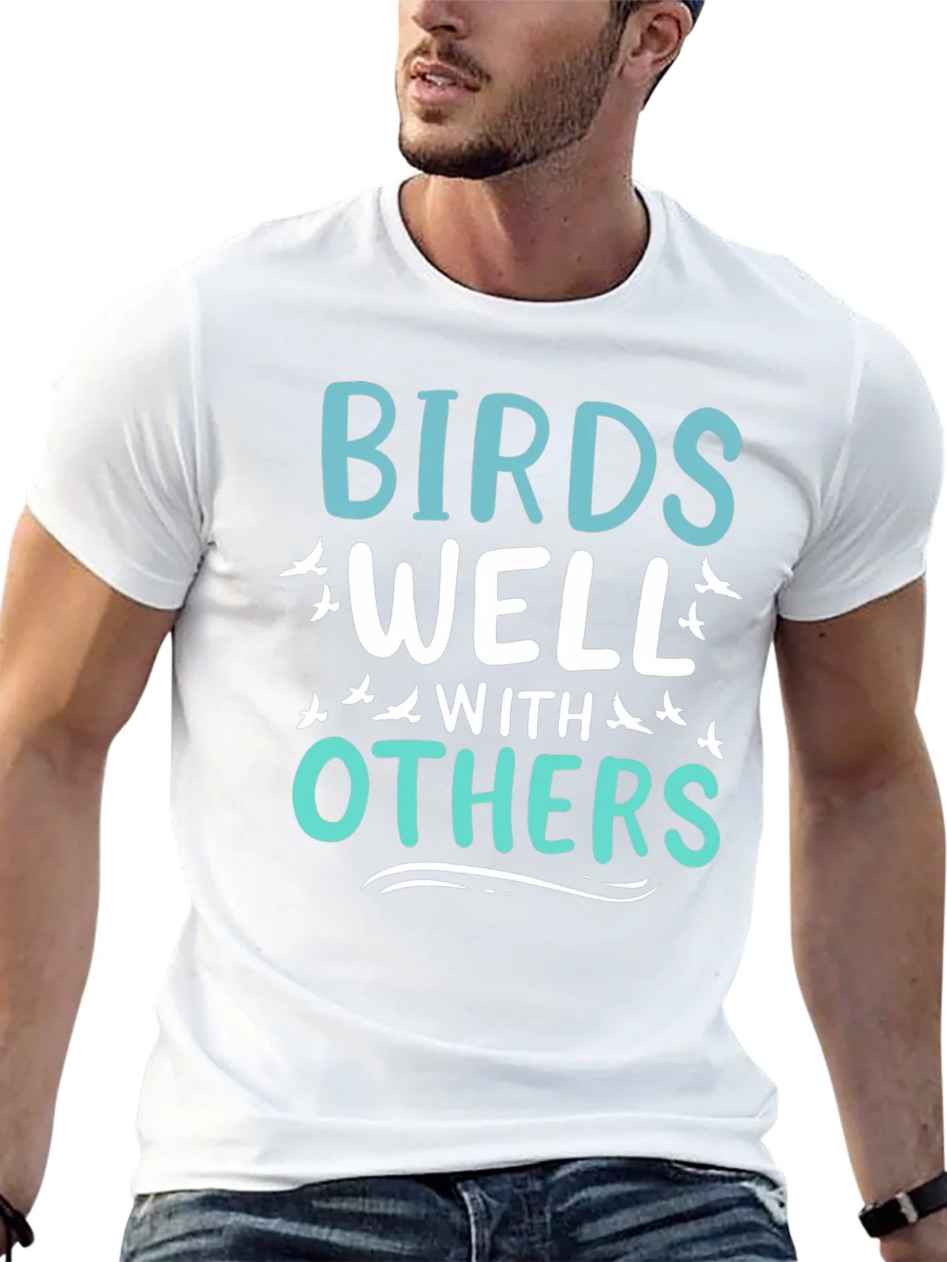 Birds Well With Others Graphic Tee