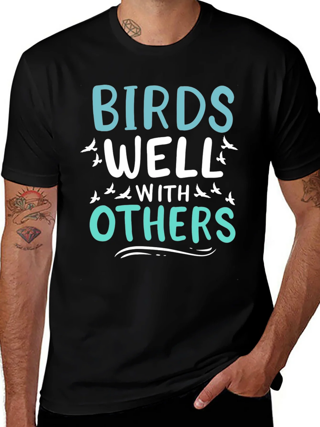 Birds Well With Others Graphic Tee