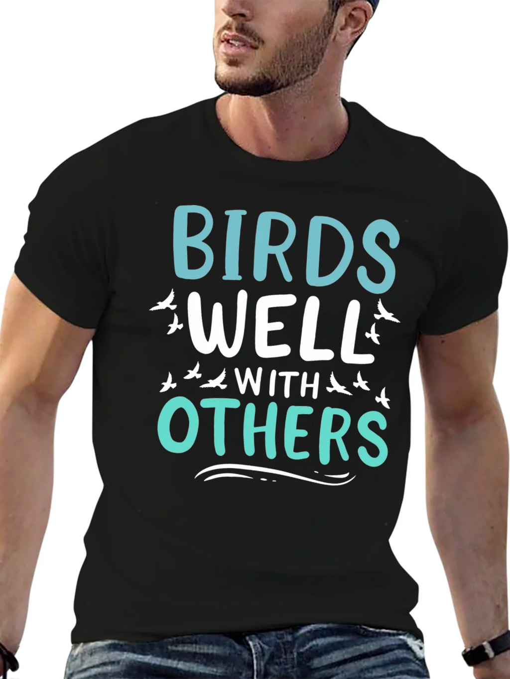 Birds Well With Others Graphic Tee