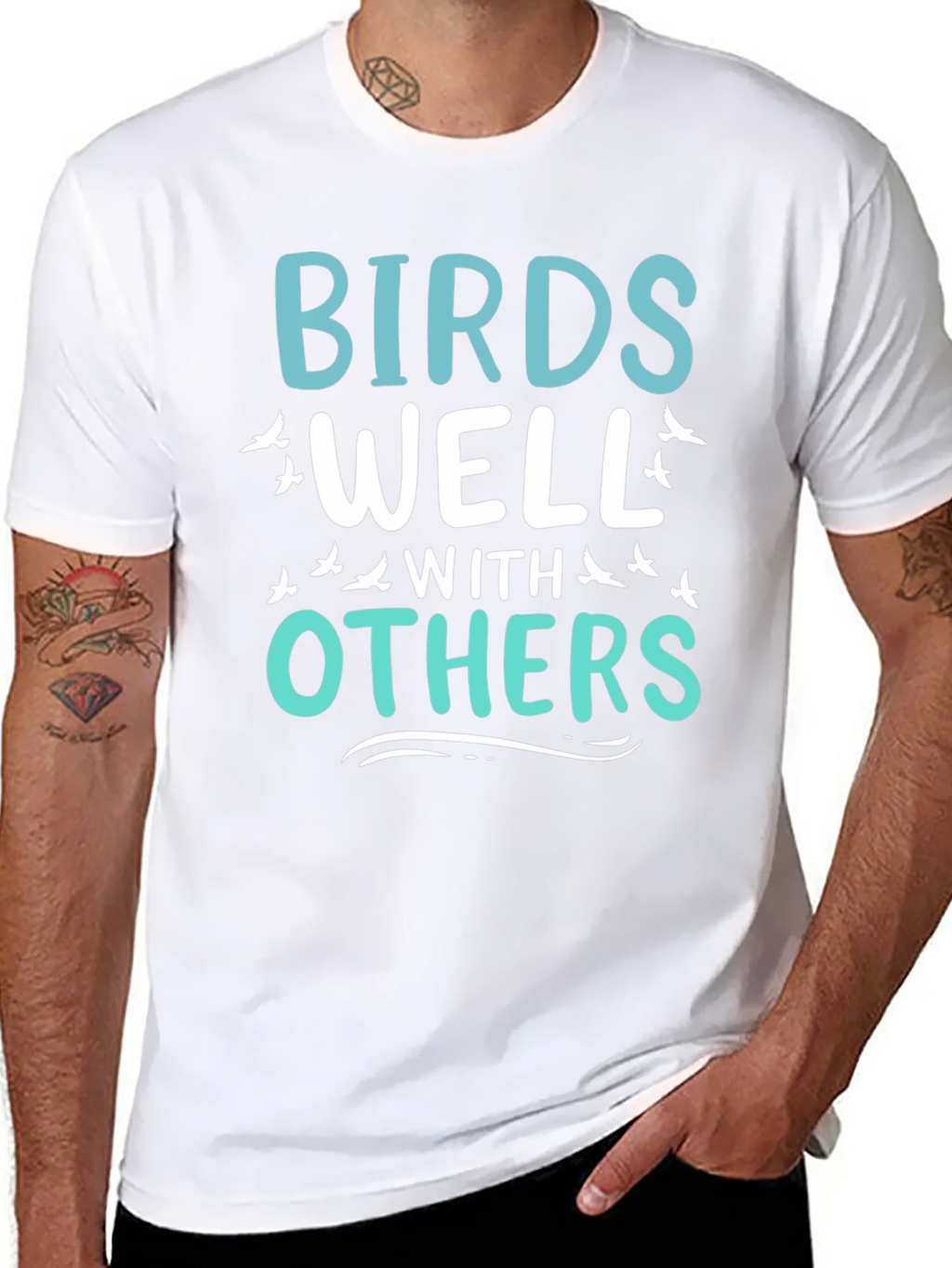 Birds Well With Others Graphic Tee