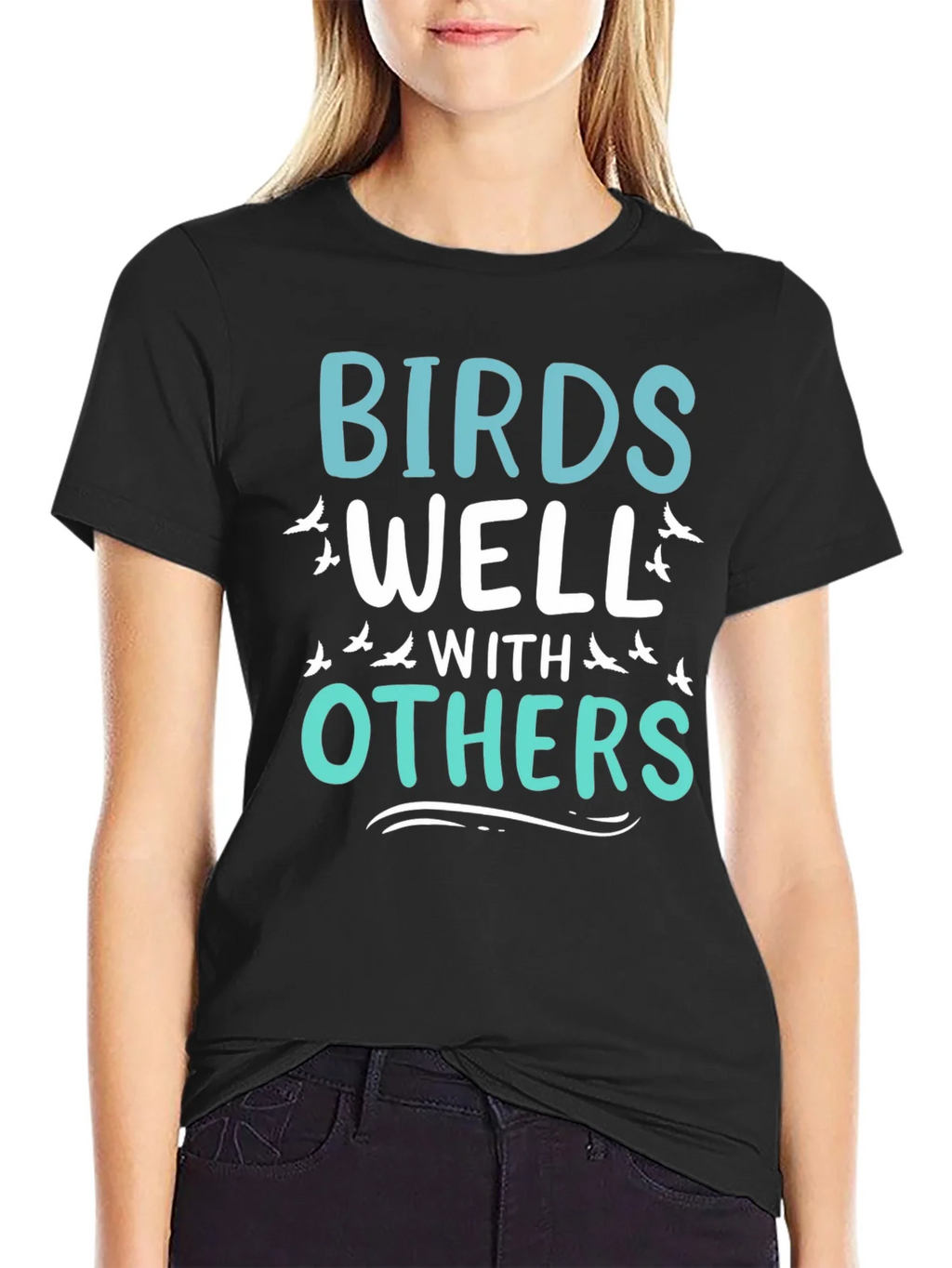 Birds Well With Others Graphic Tee