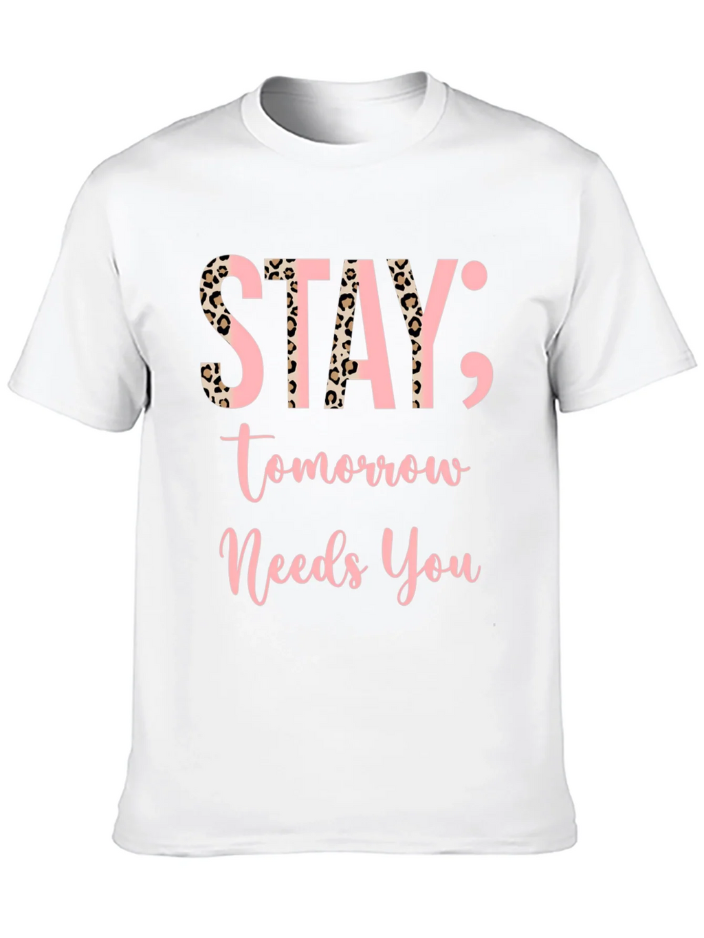 Stay Tomorrow Needs You Black Graphic Tee