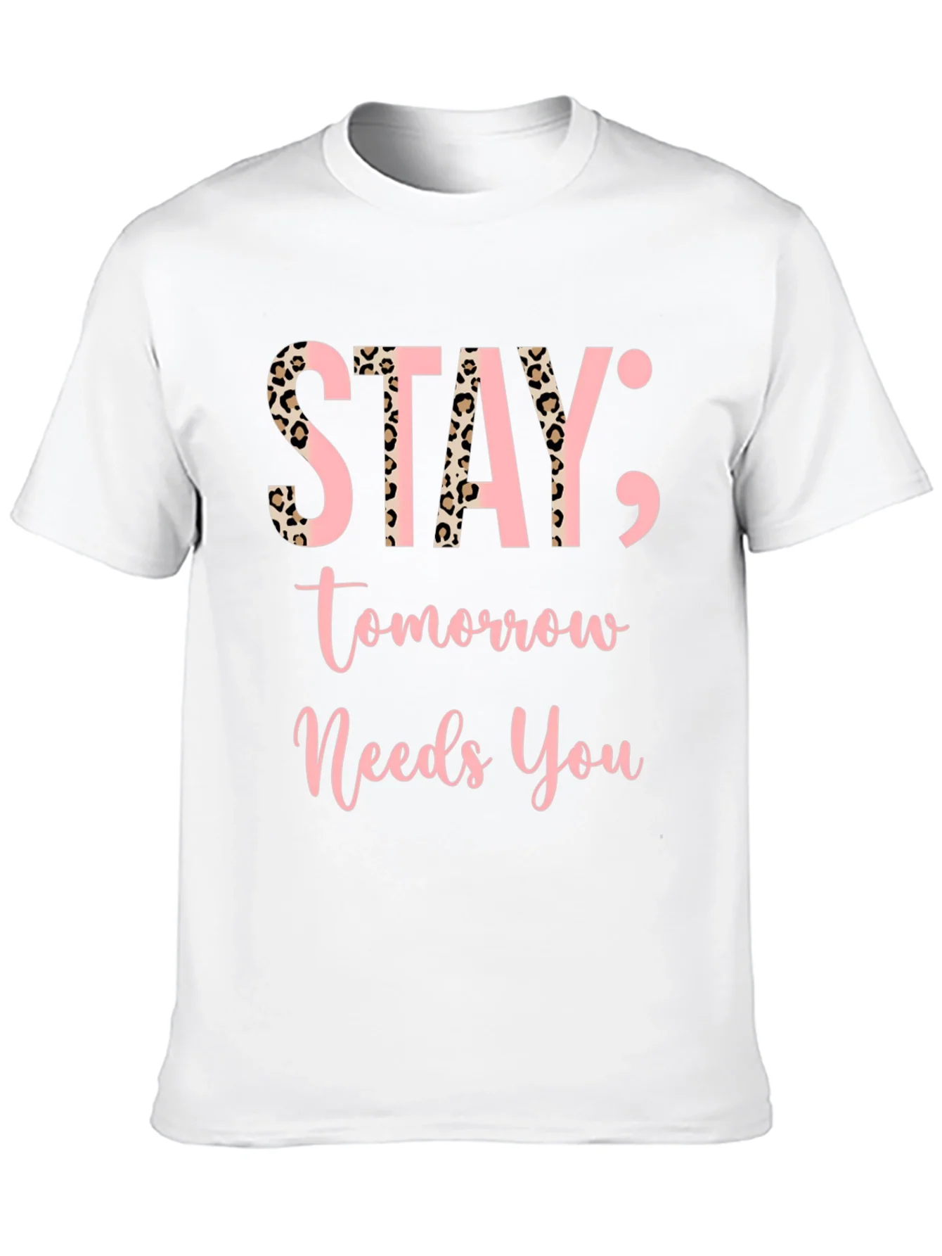 Stay Tomorrow Needs You Black Graphic Tee
