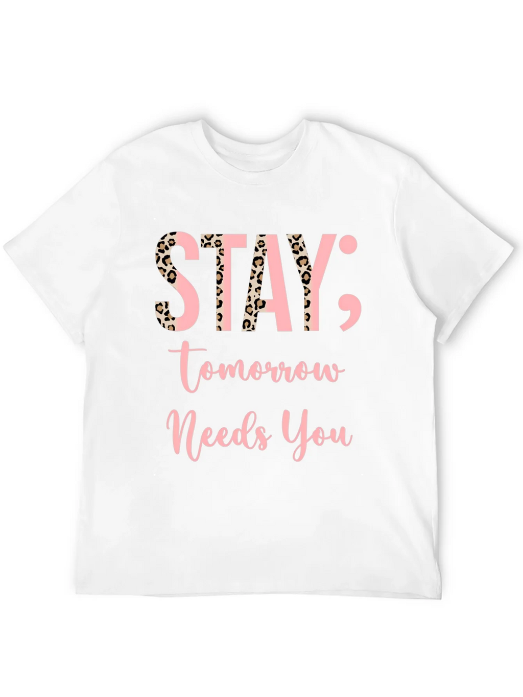 Stay Tomorrow Needs You Black Graphic Tee