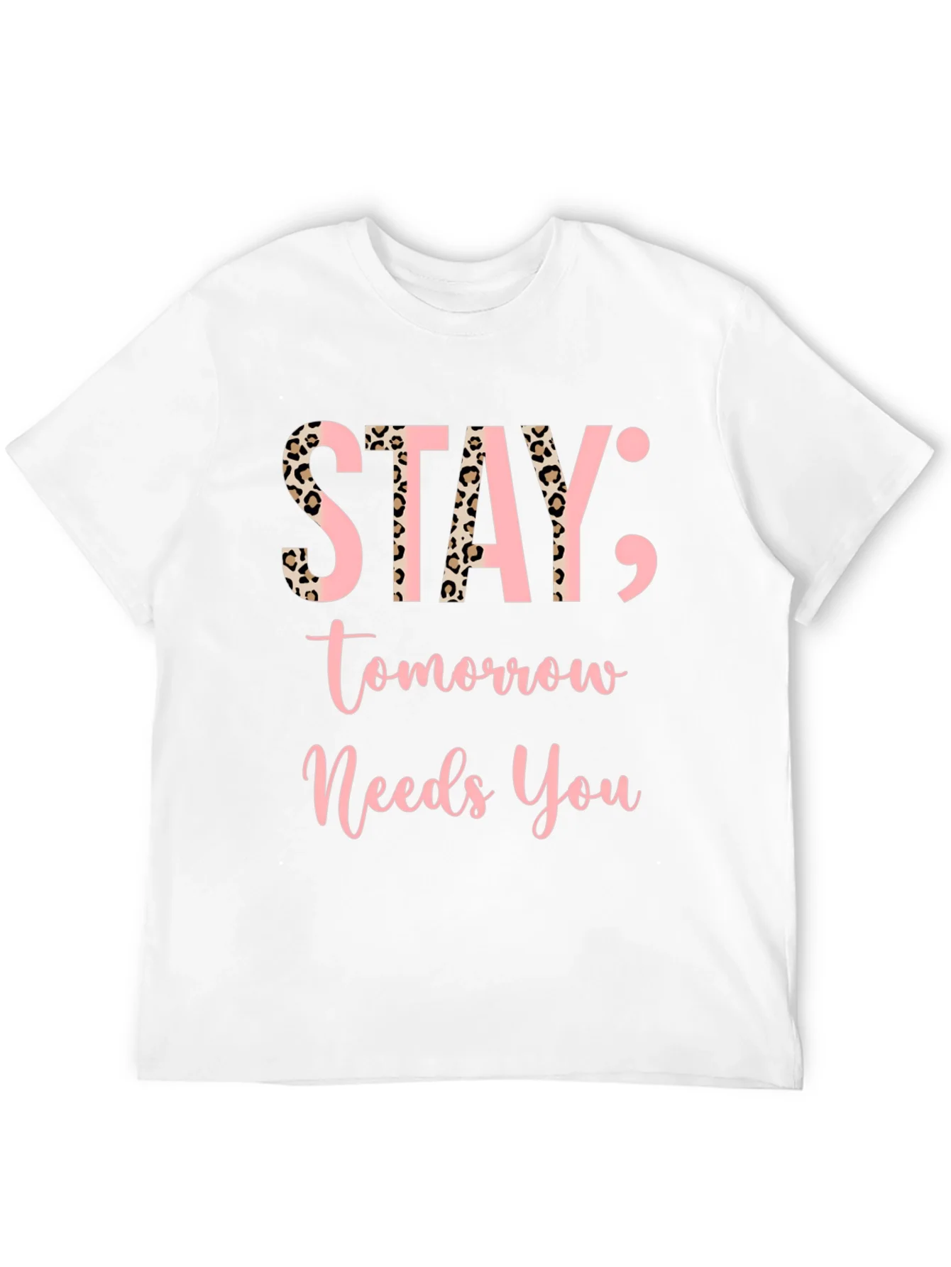 Stay Tomorrow Needs You Black Graphic Tee