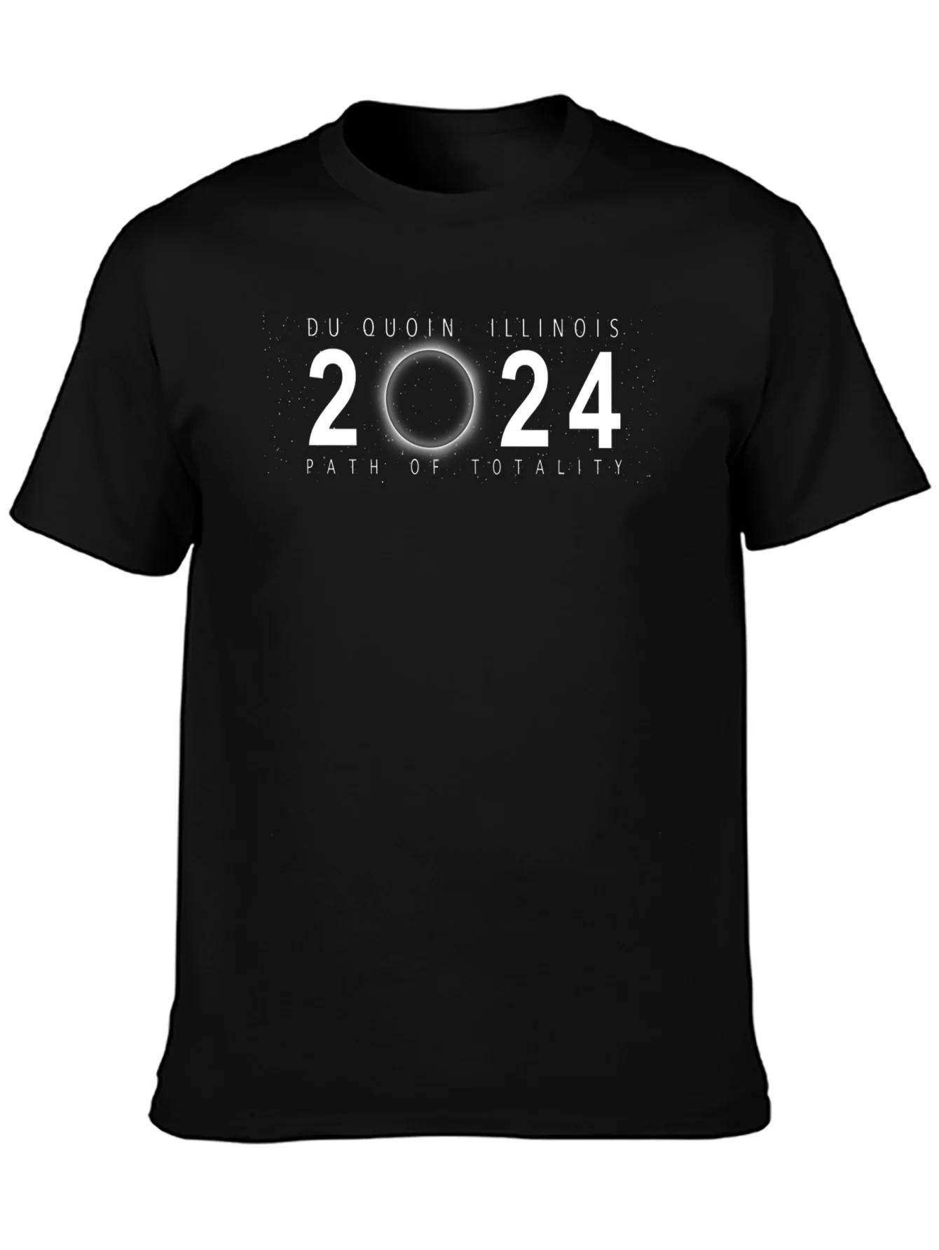 Du Quoin Illinois 2024 Path of Totality T-Shirt