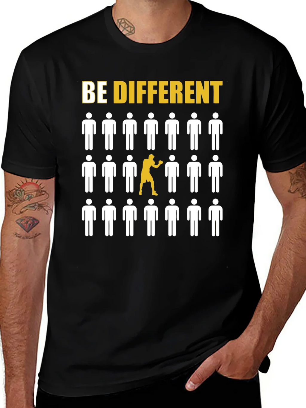 Be Different Graphic T-Shirt - Unique Design