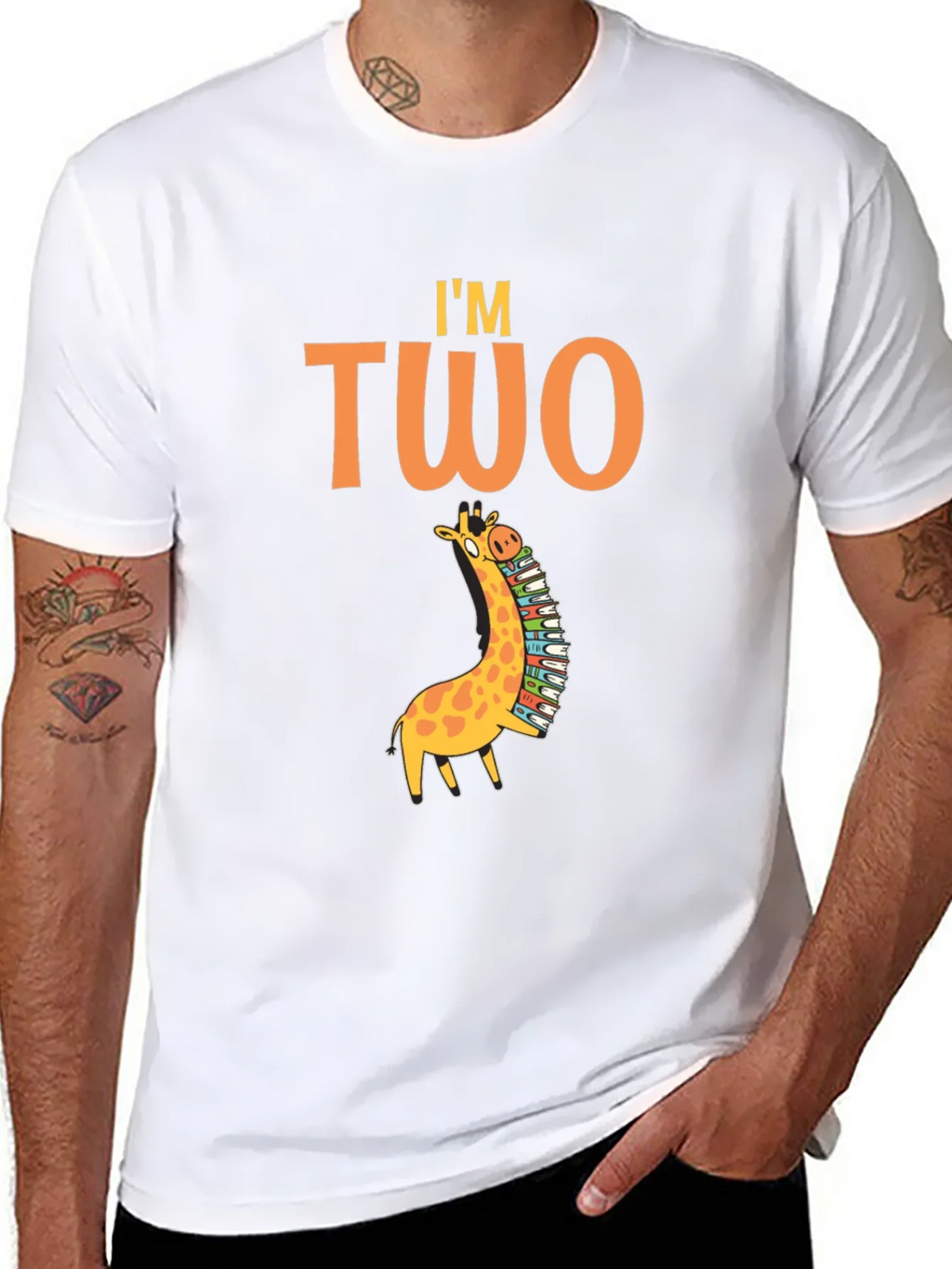 Im Two Giraffe Bookworm T-Shirt