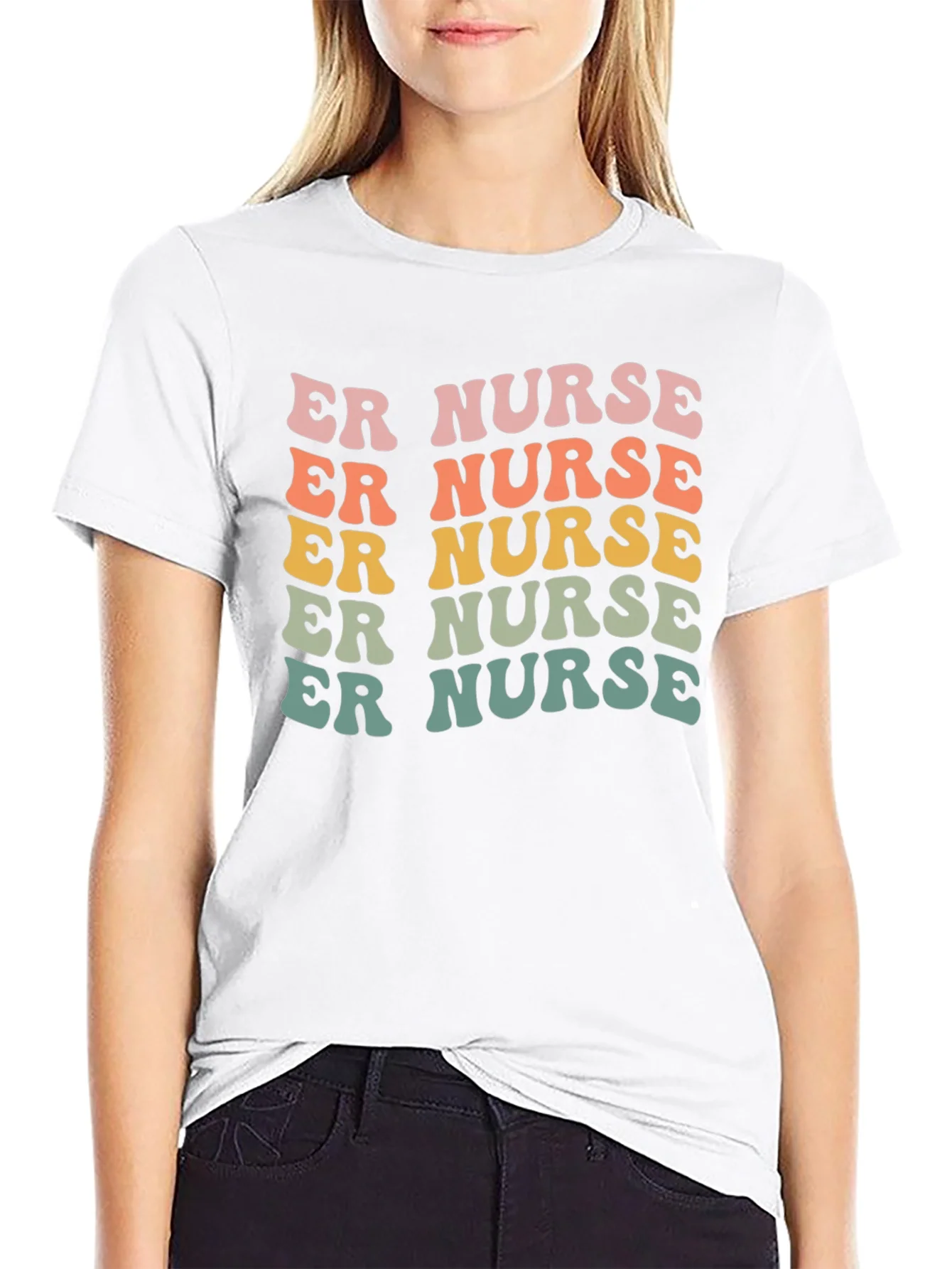 Retro ER Nurse T-Shirt - Vintage Style