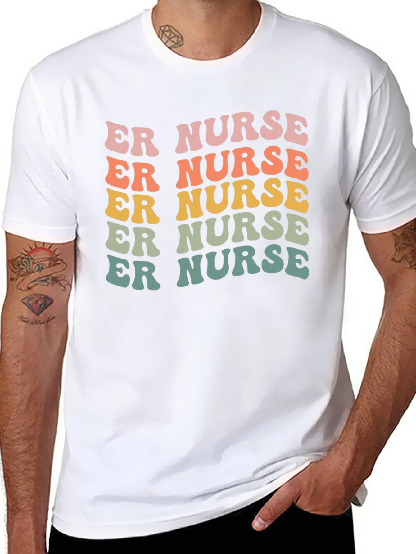 Retro ER Nurse T-Shirt - Vintage Style