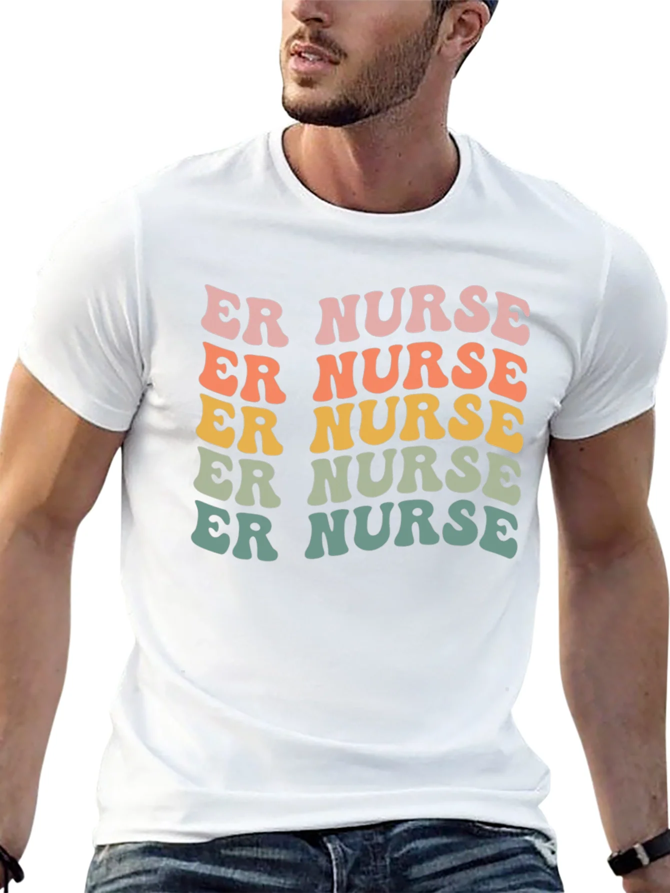 Retro ER Nurse T-Shirt - Vintage Style