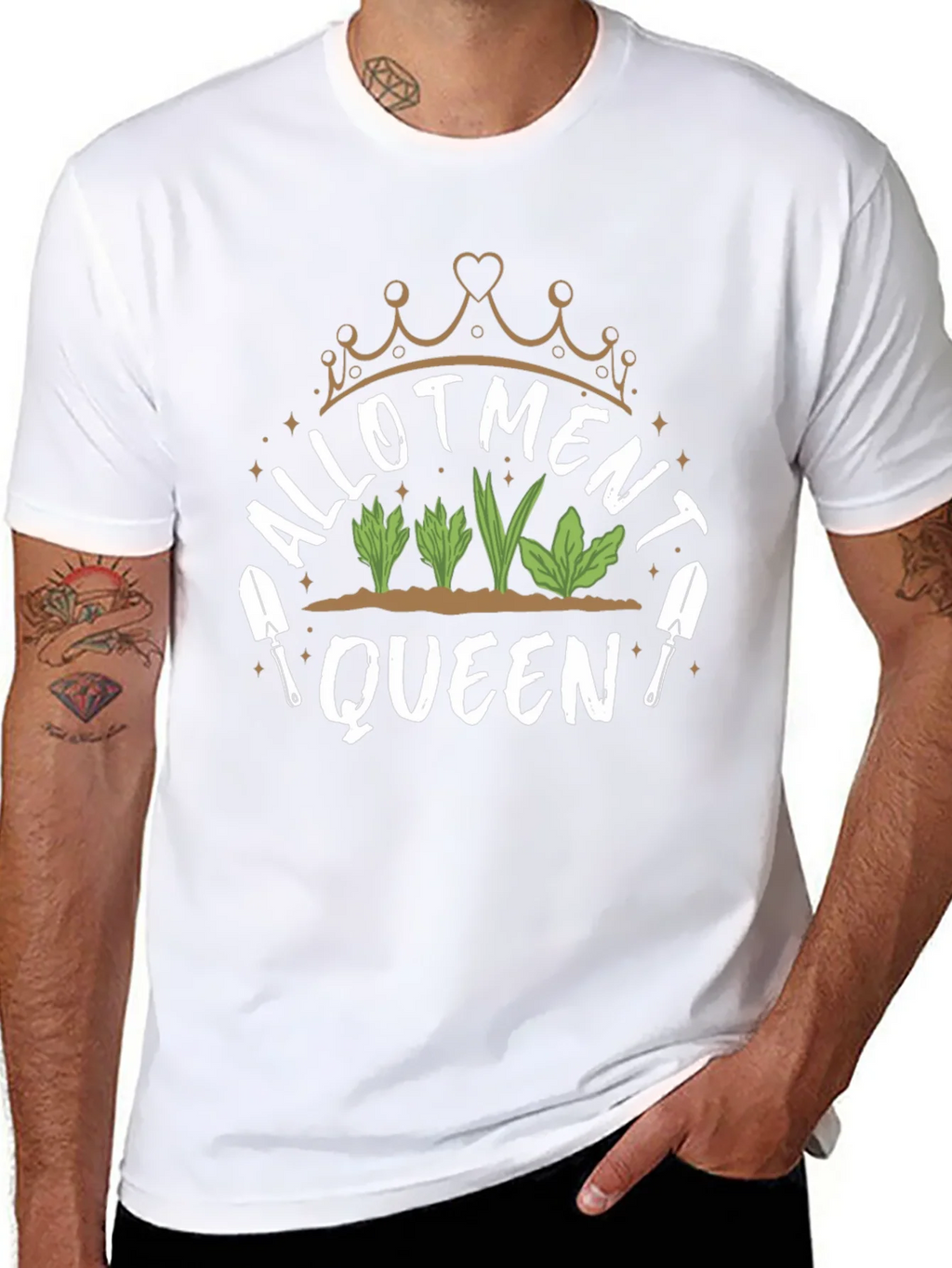 Allotment Queen T-Shirt - Gardening Tee