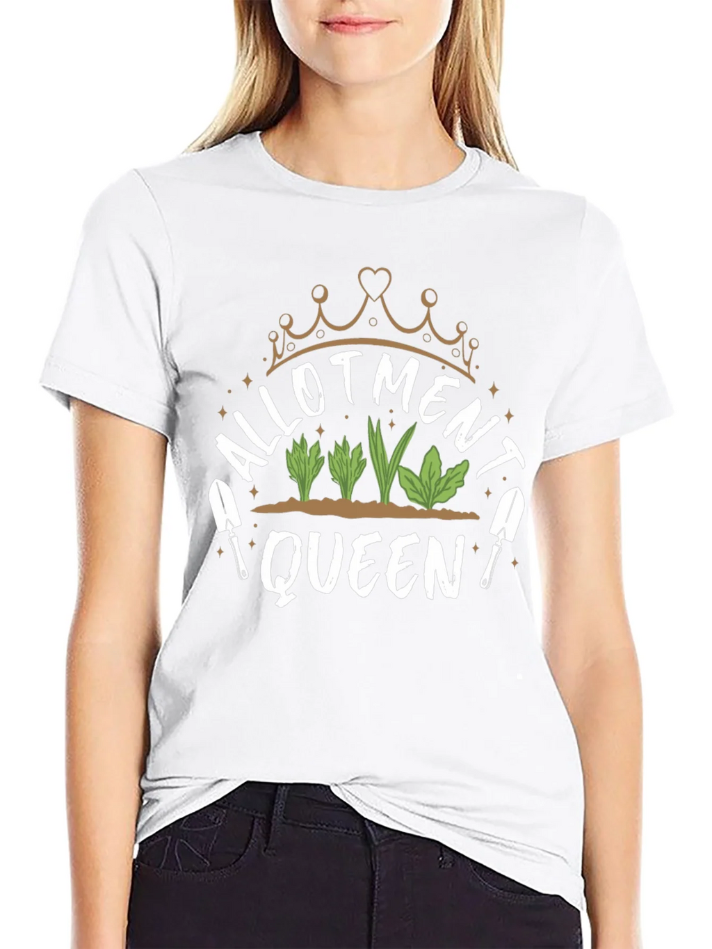 Allotment Queen T-Shirt - Gardening Tee