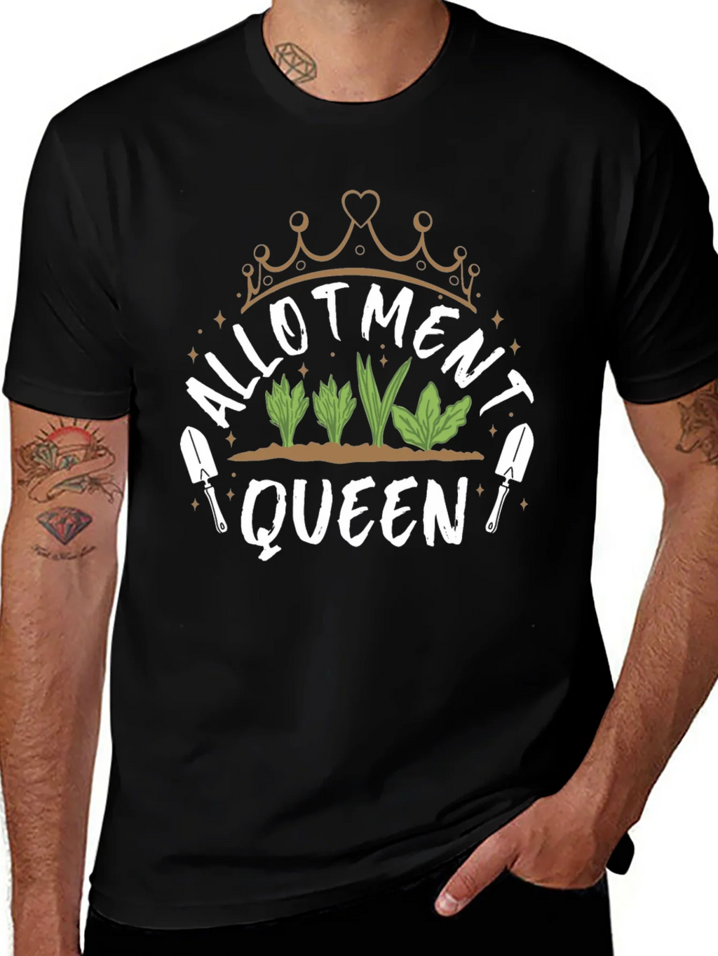 Allotment Queen T-Shirt - Gardening Tee