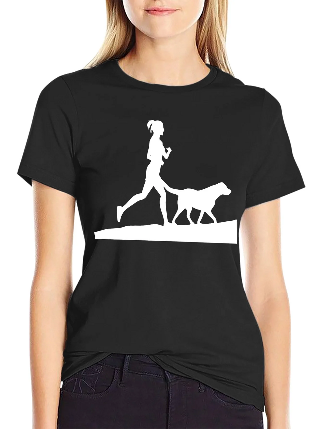 Dog Walking T-Shirt - Run With Your Best Friend
