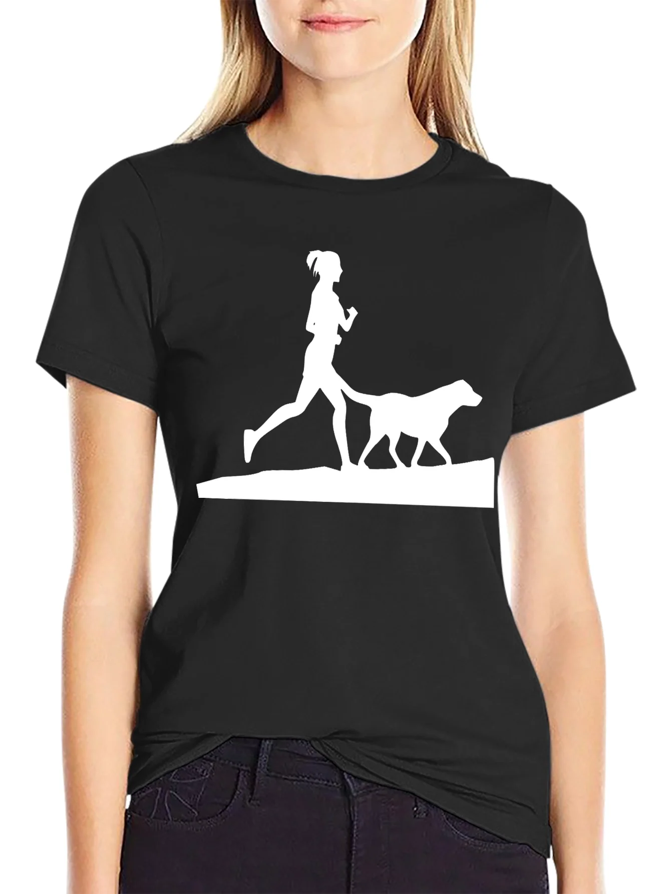 Dog Walking T-Shirt - Run With Your Best Friend