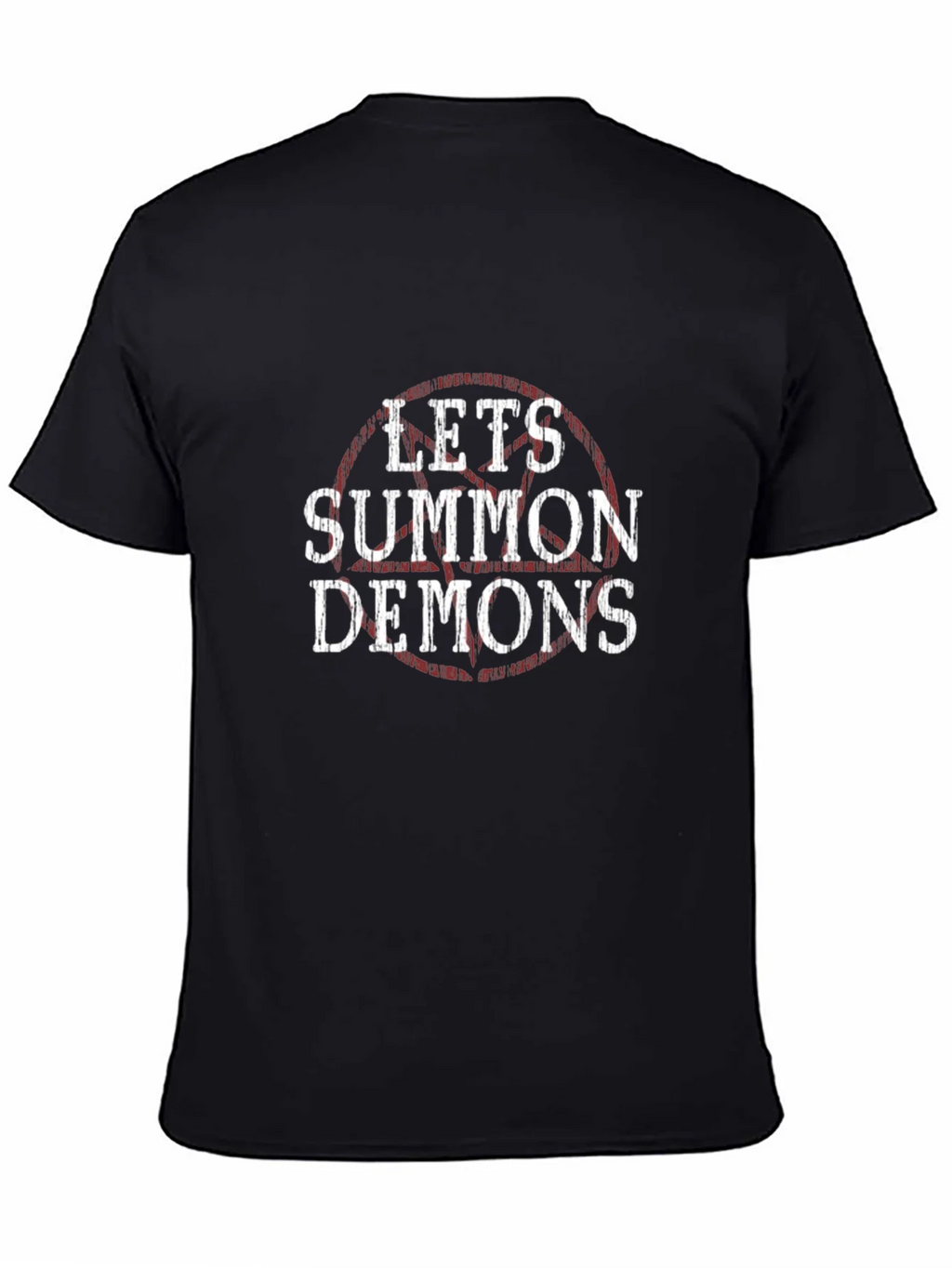 Lets Summon Demons Graphic Tee - Black Cotton T-Shirt