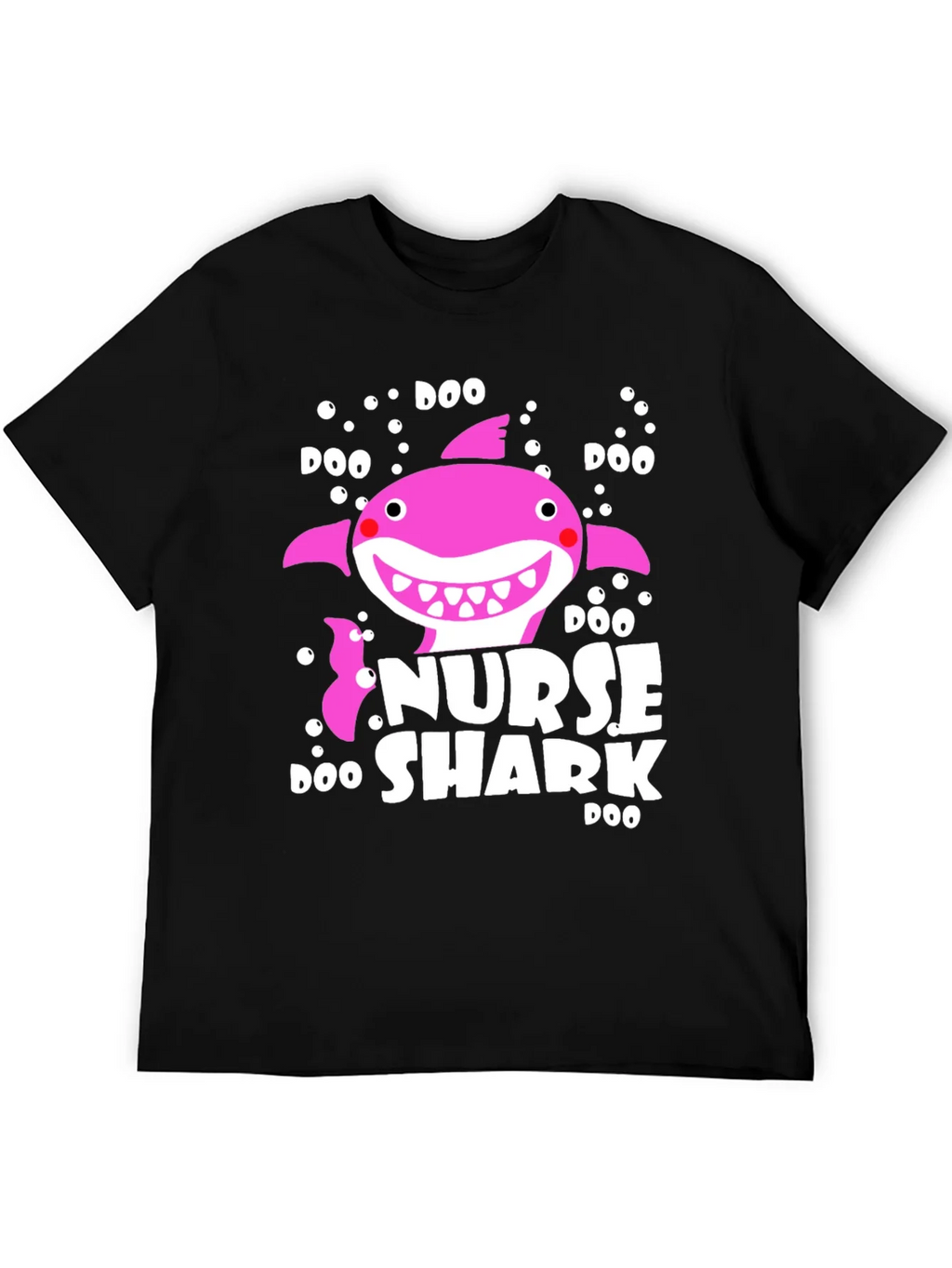 Nurse Shark Doo T-Shirt Pink Graphic