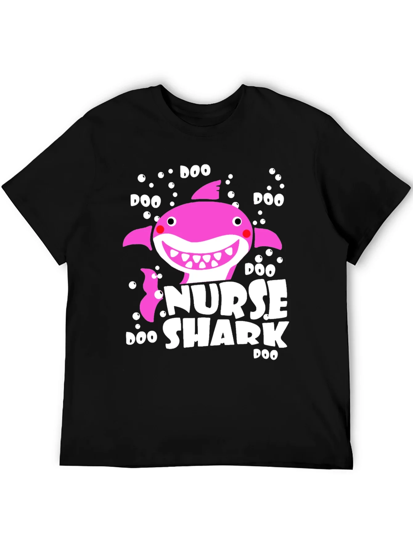 Nurse Shark Doo T-Shirt Pink Graphic