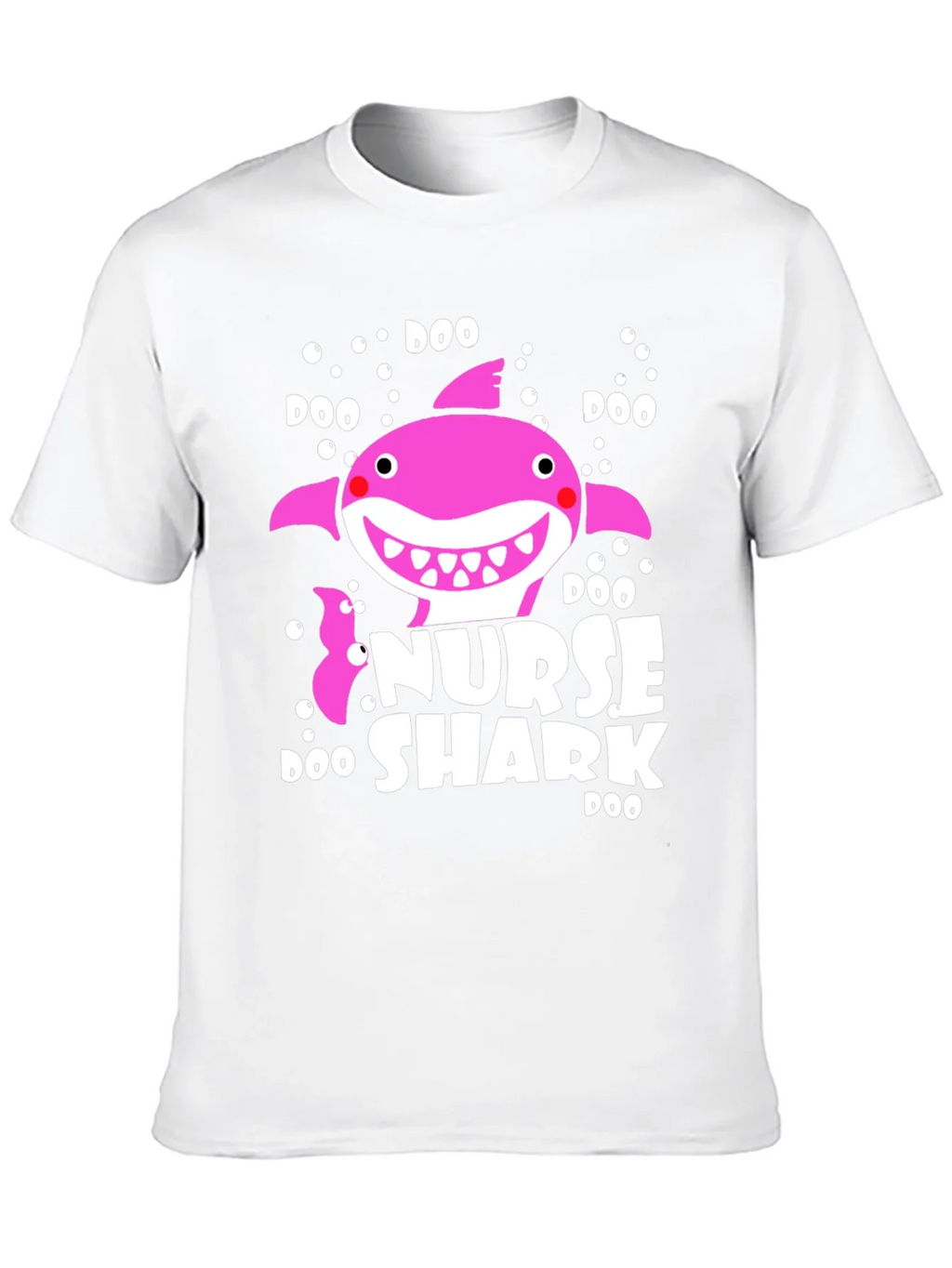 Nurse Shark Doo T-Shirt Pink Graphic