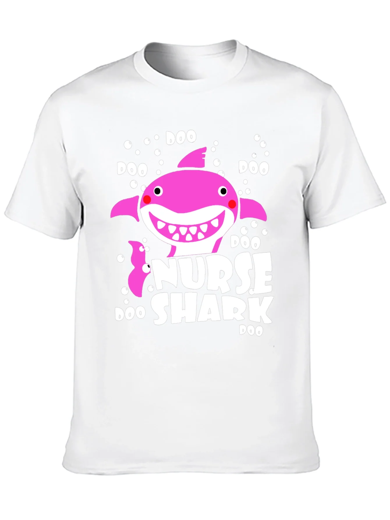 Nurse Shark Doo T-Shirt Pink Graphic