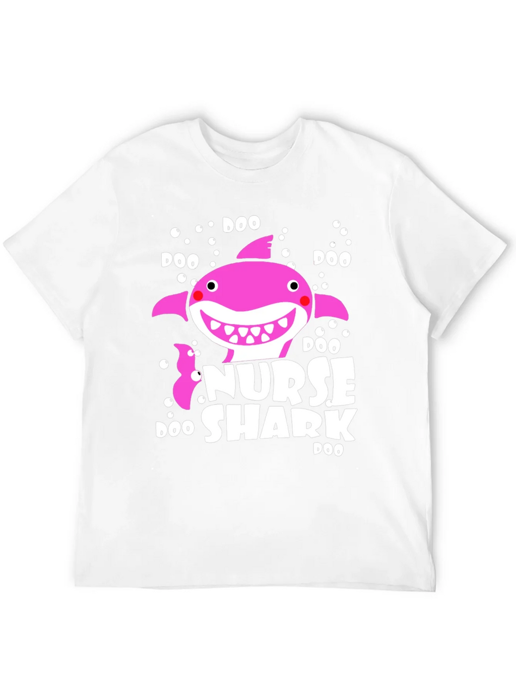 Nurse Shark Doo T-Shirt Pink Graphic