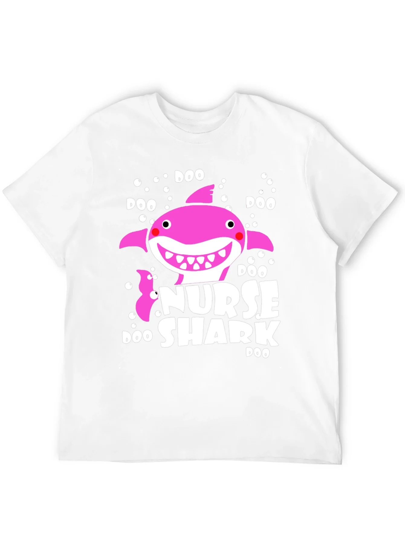Nurse Shark Doo T-Shirt Pink Graphic