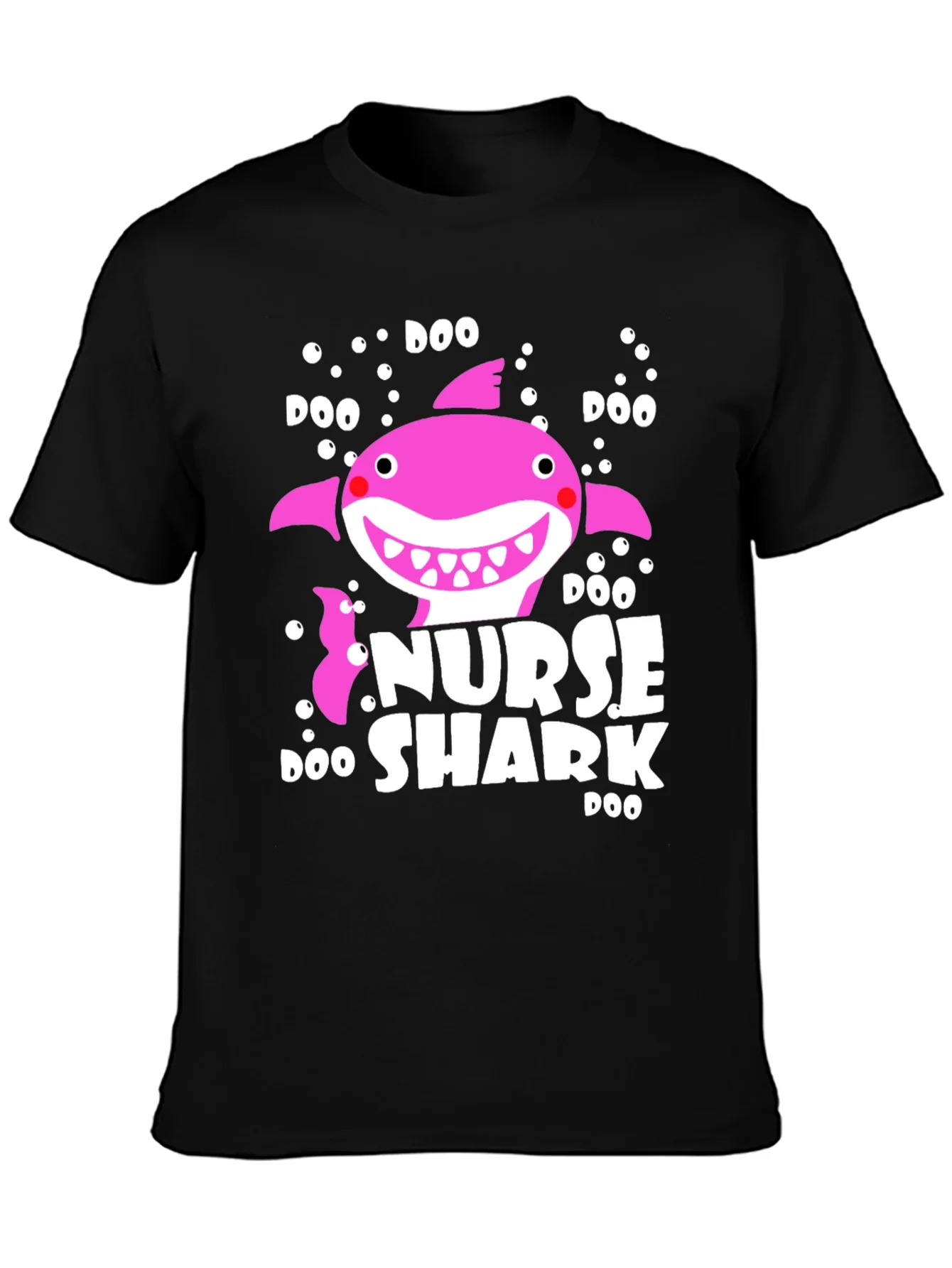 Nurse Shark Doo T-Shirt Pink Graphic