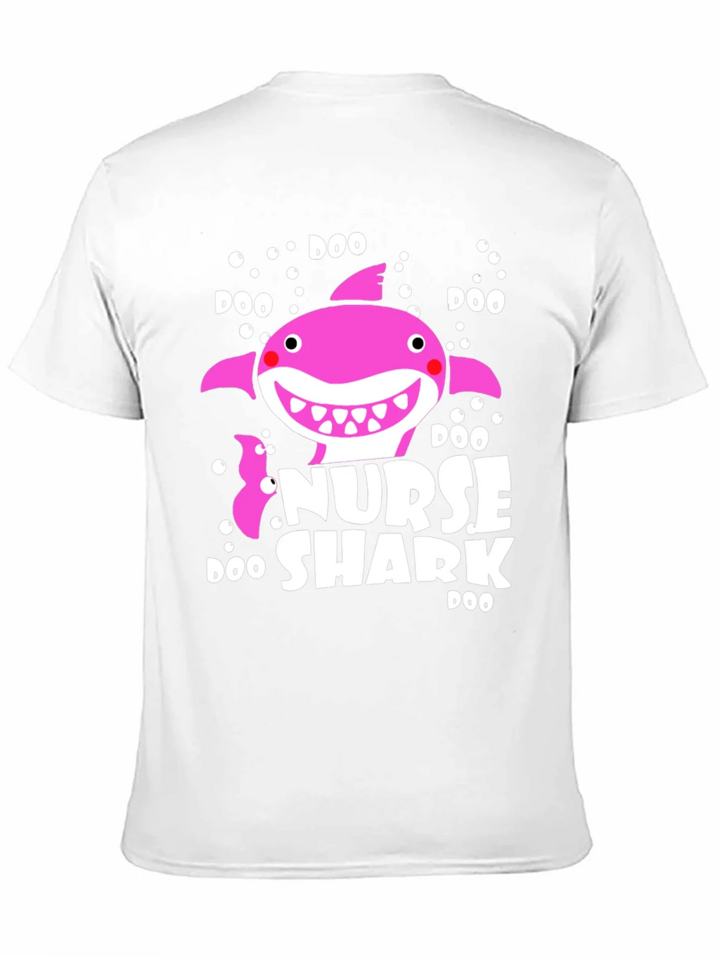 Nurse Shark Doo T-Shirt Pink Graphic