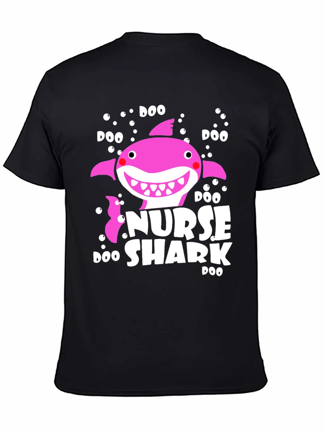Nurse Shark Doo T-Shirt Pink Graphic