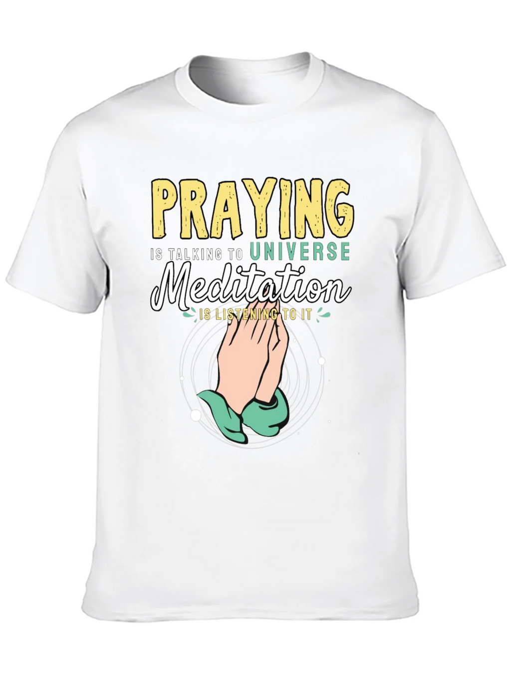Praying Meditation Graphic Tee