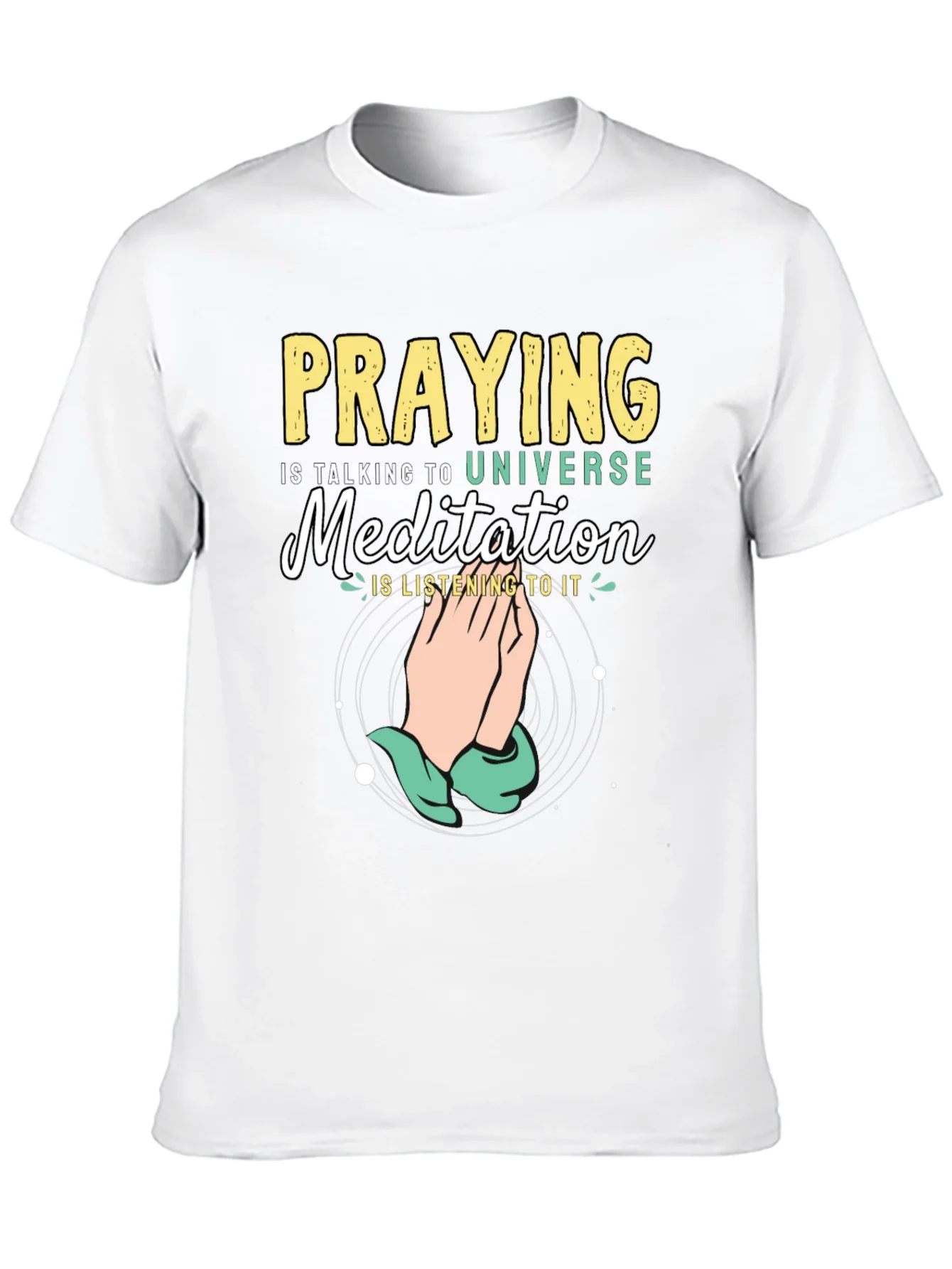 Praying Meditation Graphic Tee