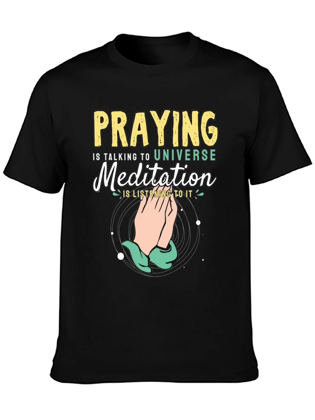 Praying Meditation Graphic Tee