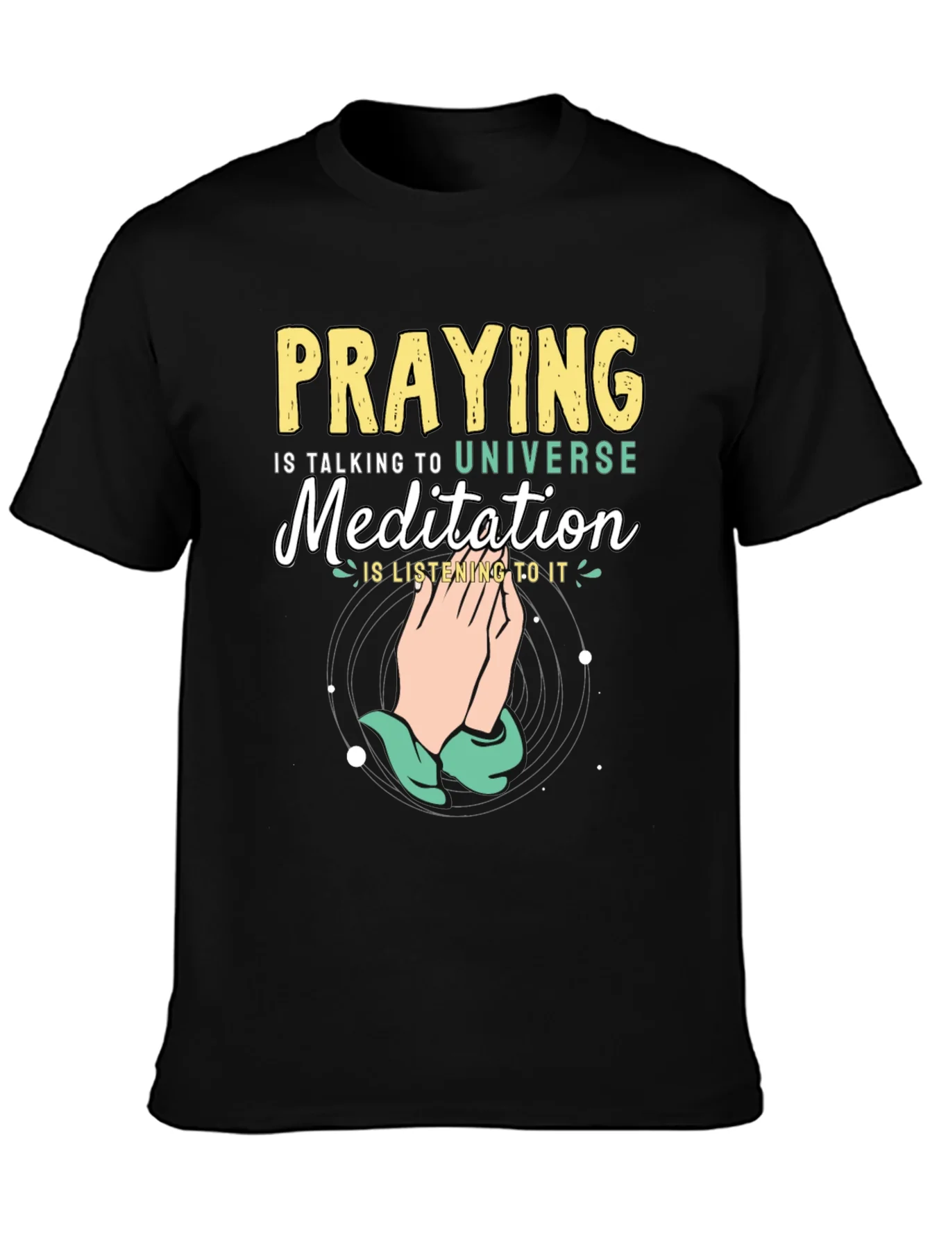 Praying Meditation Graphic Tee