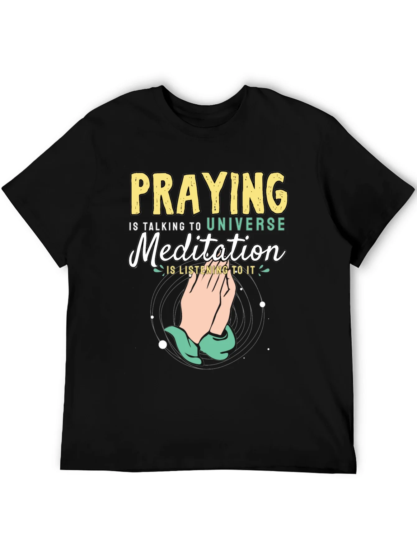 Praying Meditation Graphic Tee