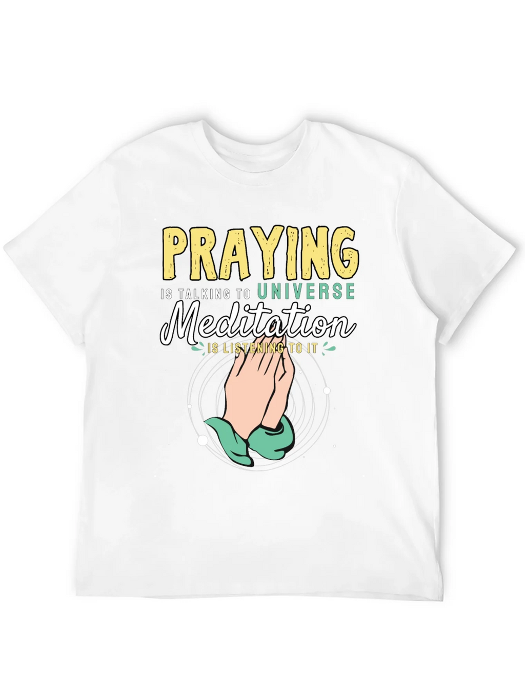 Praying Meditation Graphic Tee