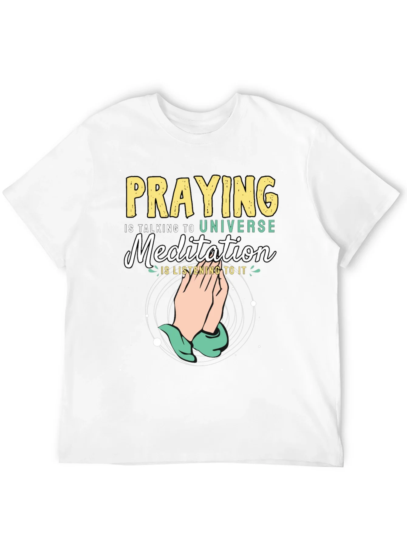 Praying Meditation Graphic Tee