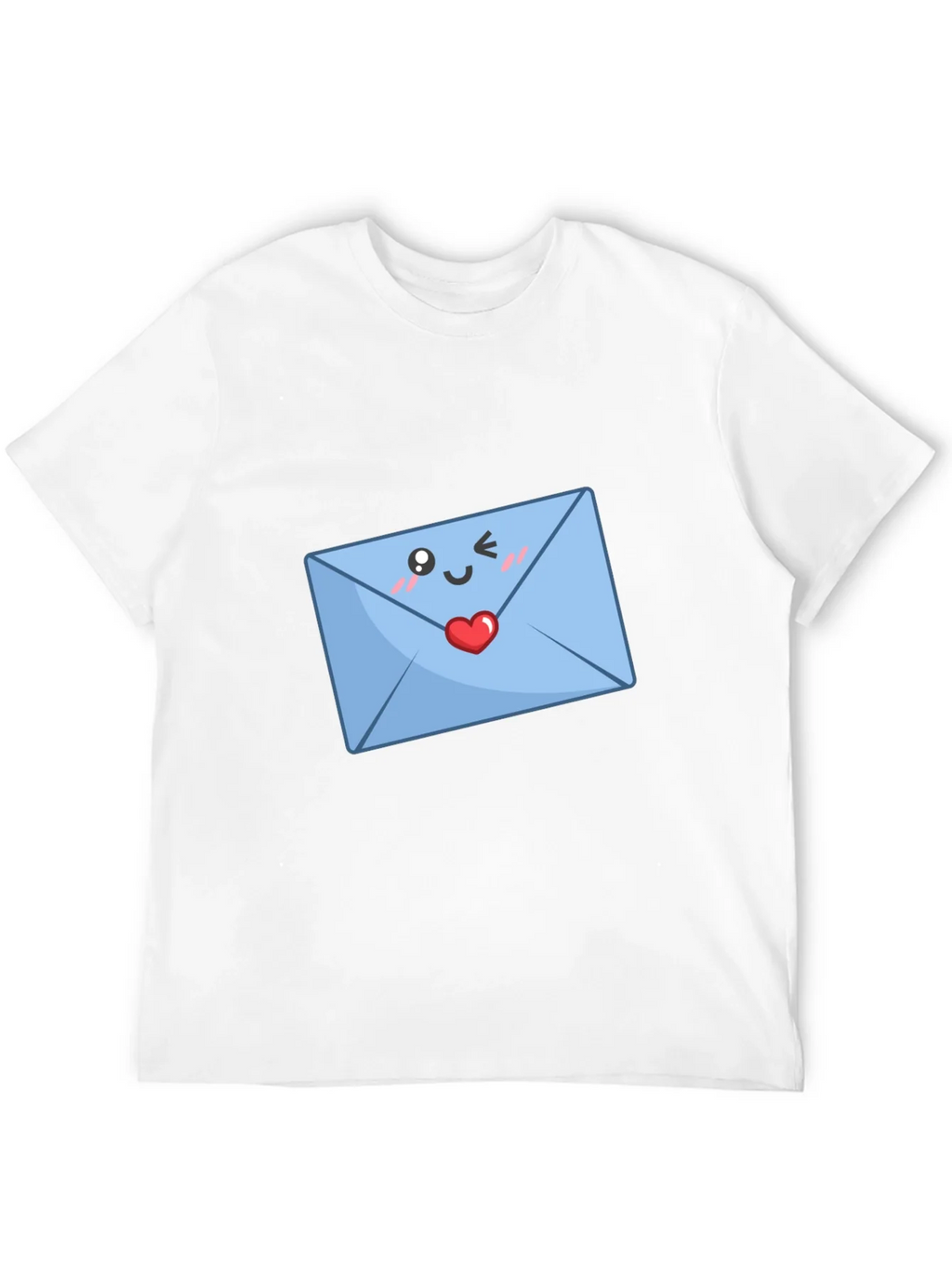 Cute Love Letter T-Shirt - Black
